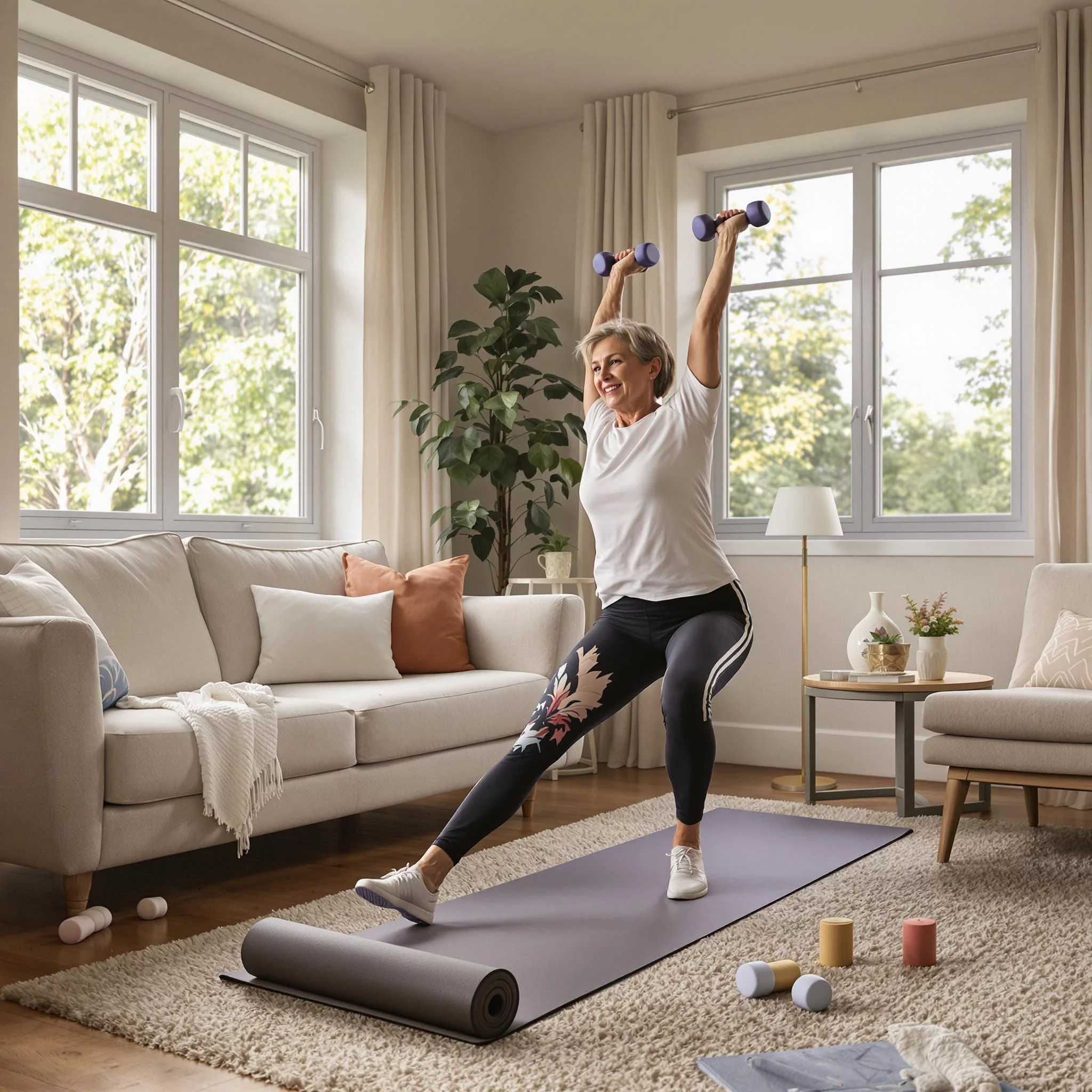Fit durch den Alltag: Bequem von zuhause trainieren
