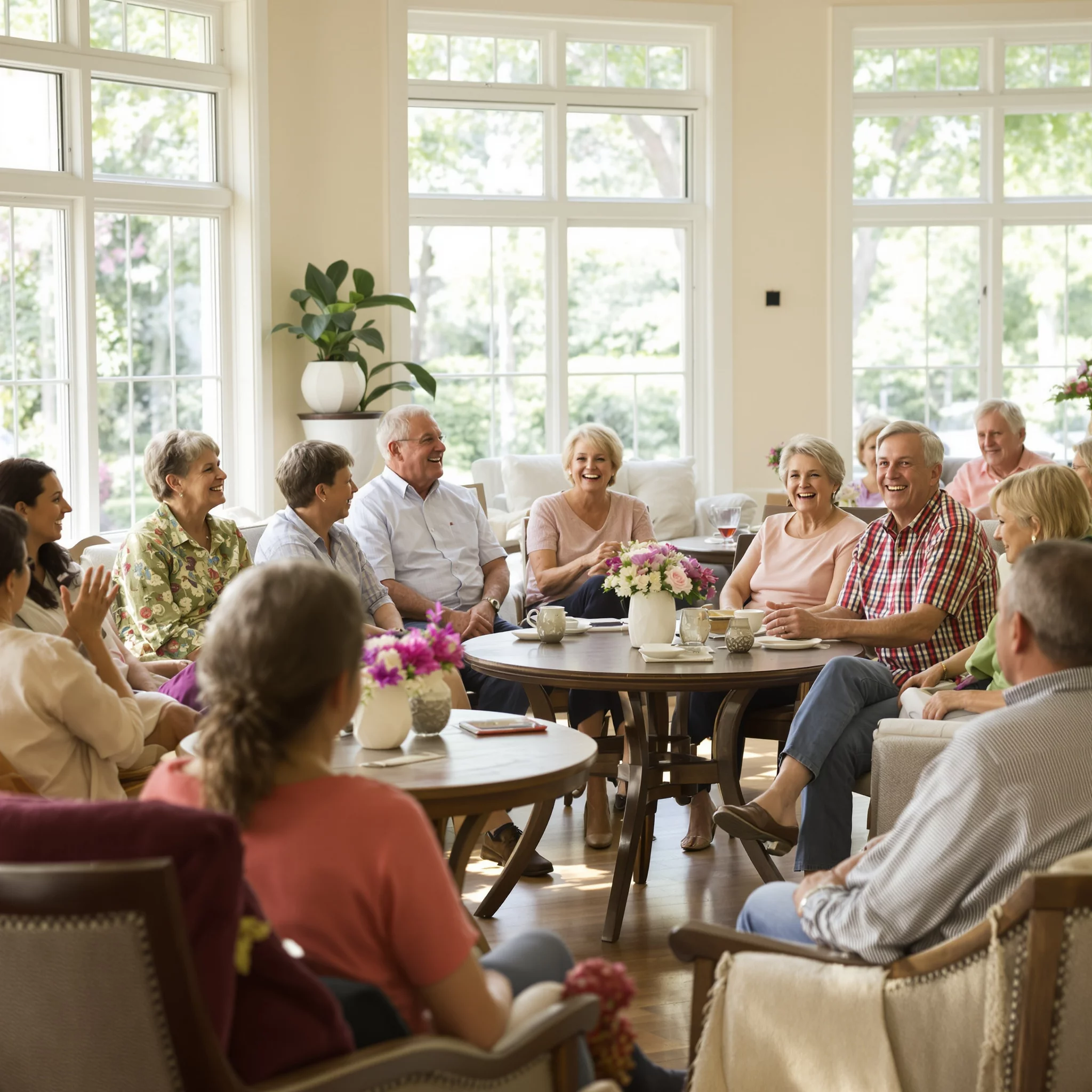 Die Kraft des Lachens: Positives Denken für Menschen über 50 fördern