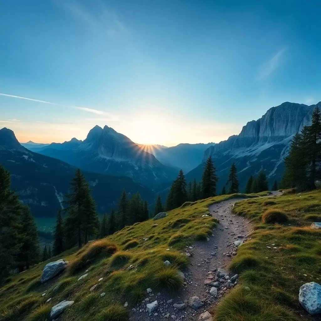 EIn Wanderweg in den Dolomiten
