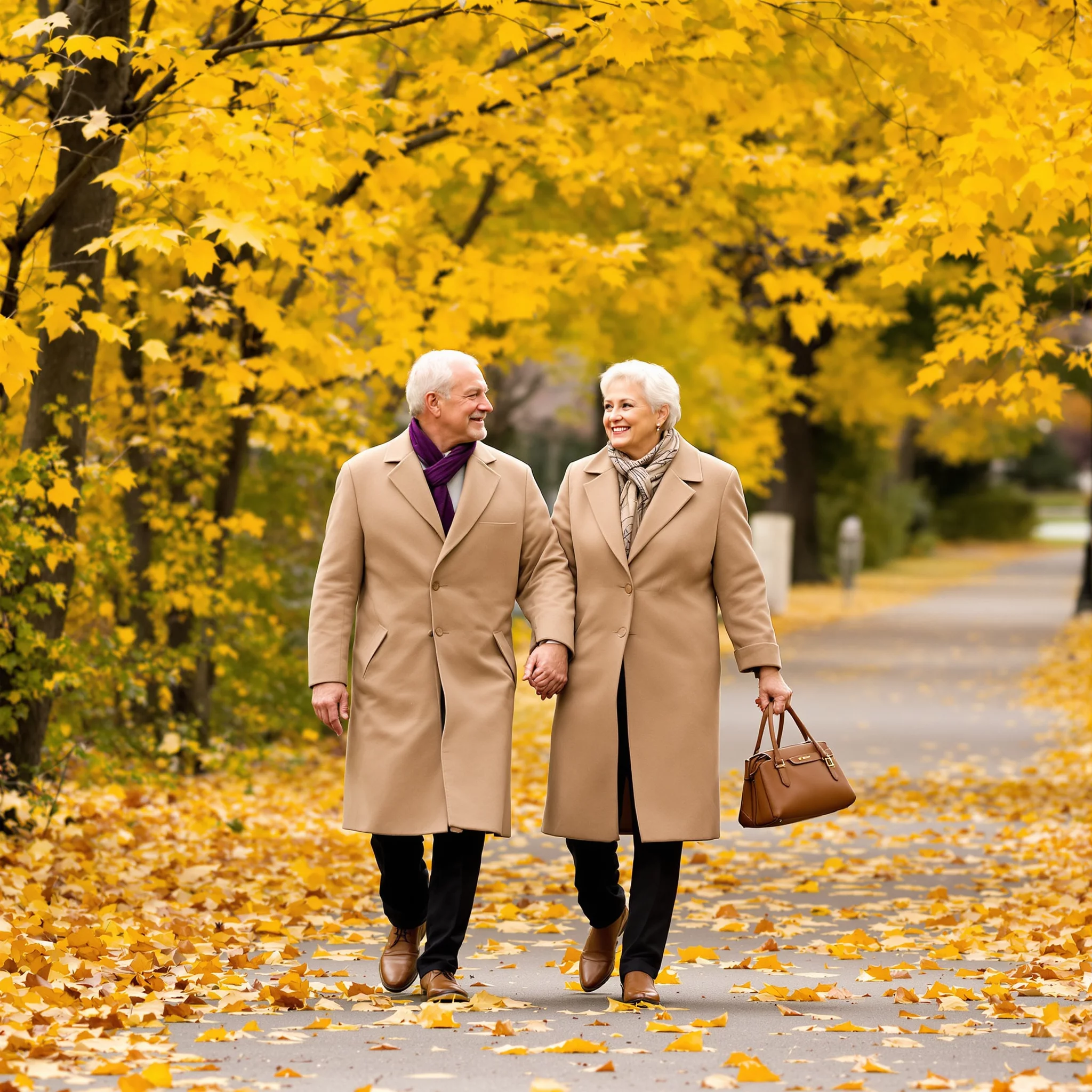 Herbstliche Modetrends ab 50: Farben und Formen, die im Trend liegen