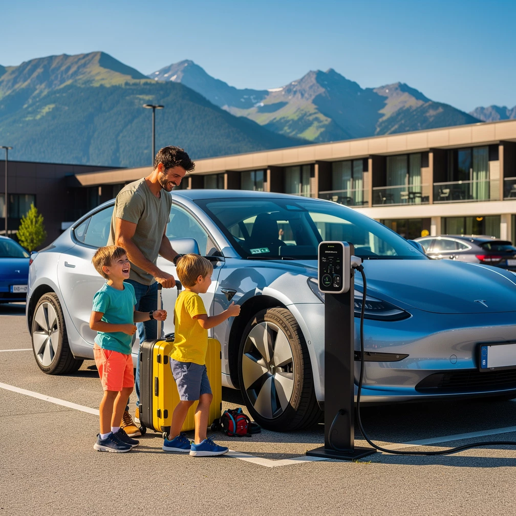 Mit dem E-Auto in den Urlaub: Hotels und Ladestationen clever planen