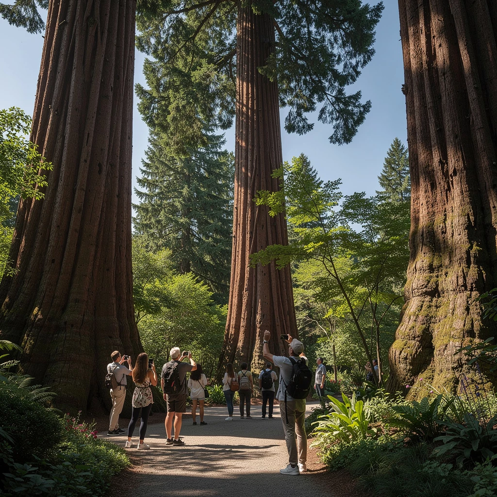 Mammutbäume mitten in Deutschland: Die Sequoiafarm Nettetal
