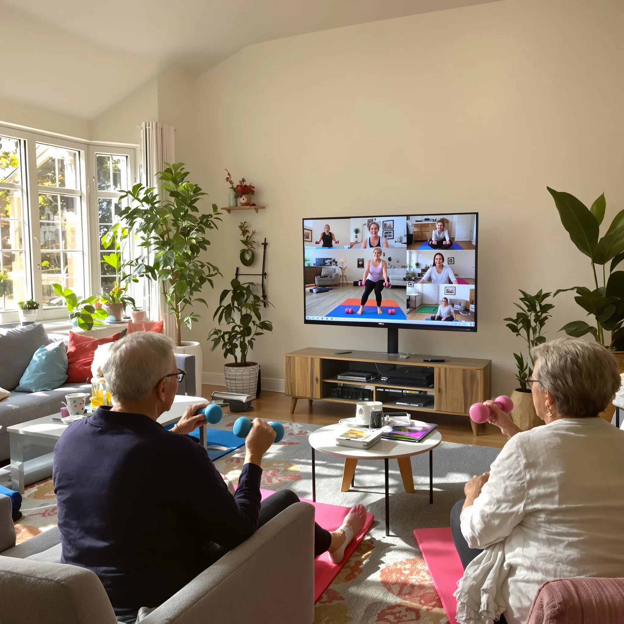 Virtuelle Fitnessstudios für die Generation 50 plus: Sport im digitalen Raum