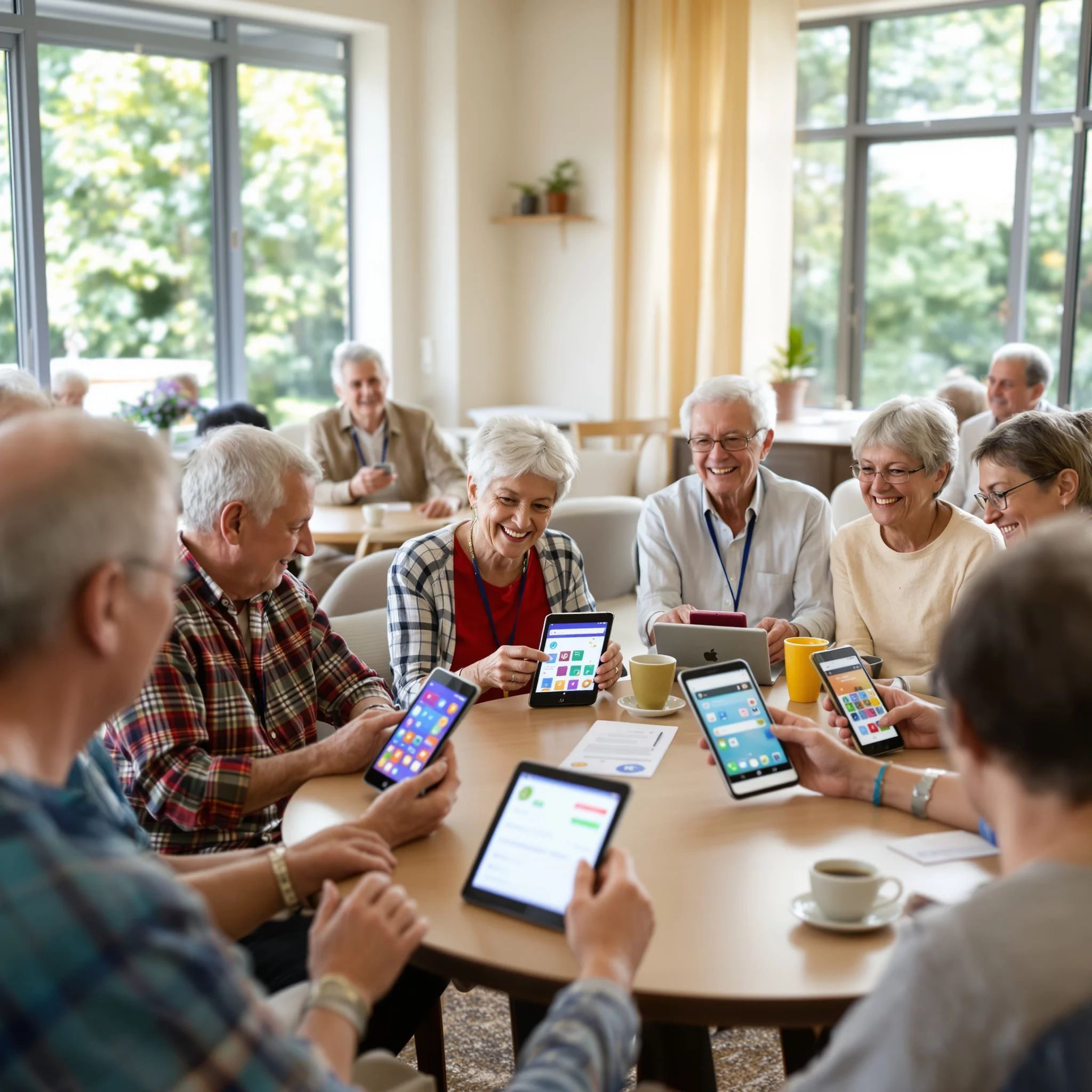 Kommunikationstechnik für Senioren: Wie Tablets die Verbindung erleichtern