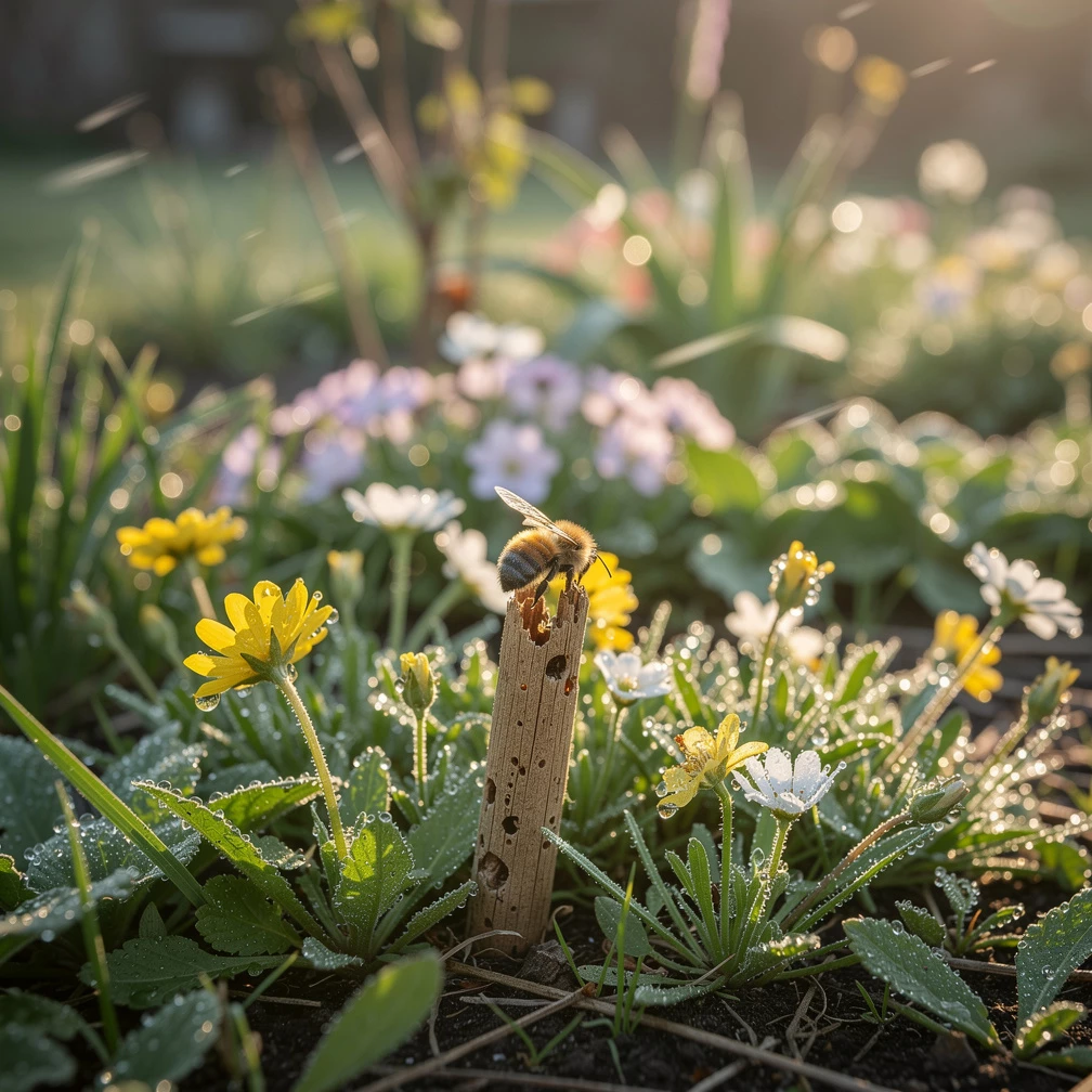 Aufräumen und Rückschnitt im Frühjahr: Wie schützt du Insekten im Garten?