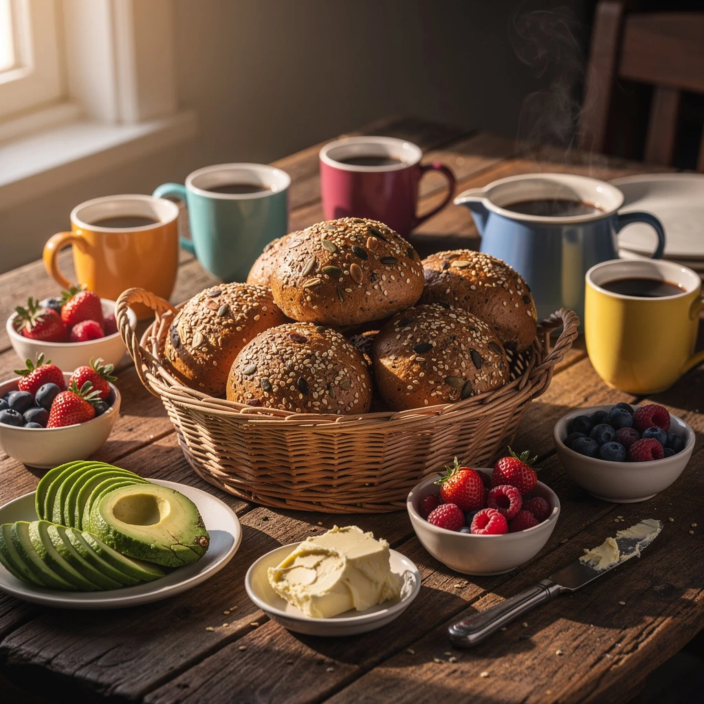 Sonntagsbrötchen mit Superfood – Knusprig, nährend für echte Genussmomente