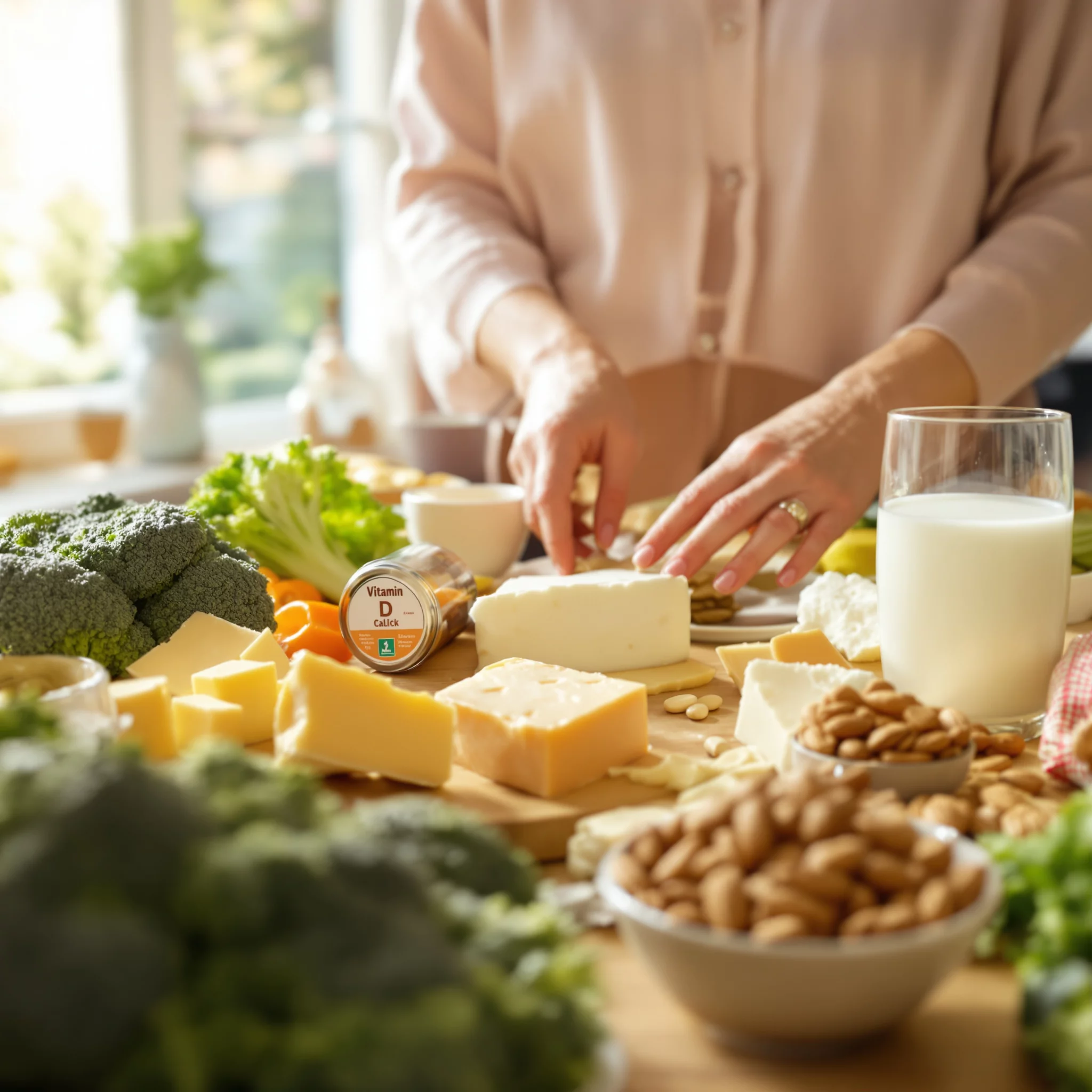Die Rolle von Vitamin D und Kalzium für Frauen ab 50 zur Knochengesundheit
