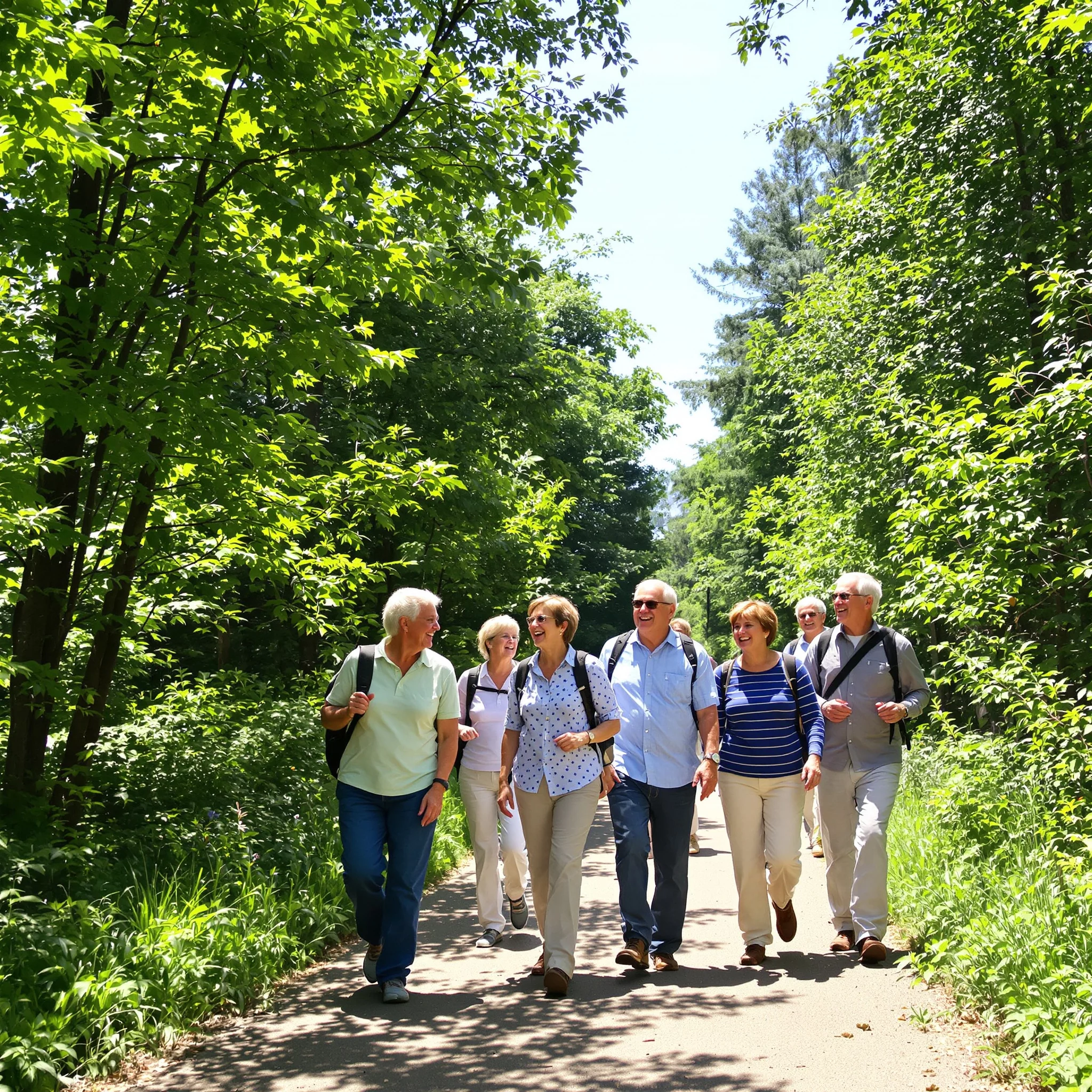 Die revitalisierende Wirkung von Spaziergängen in der Natur für 50plus