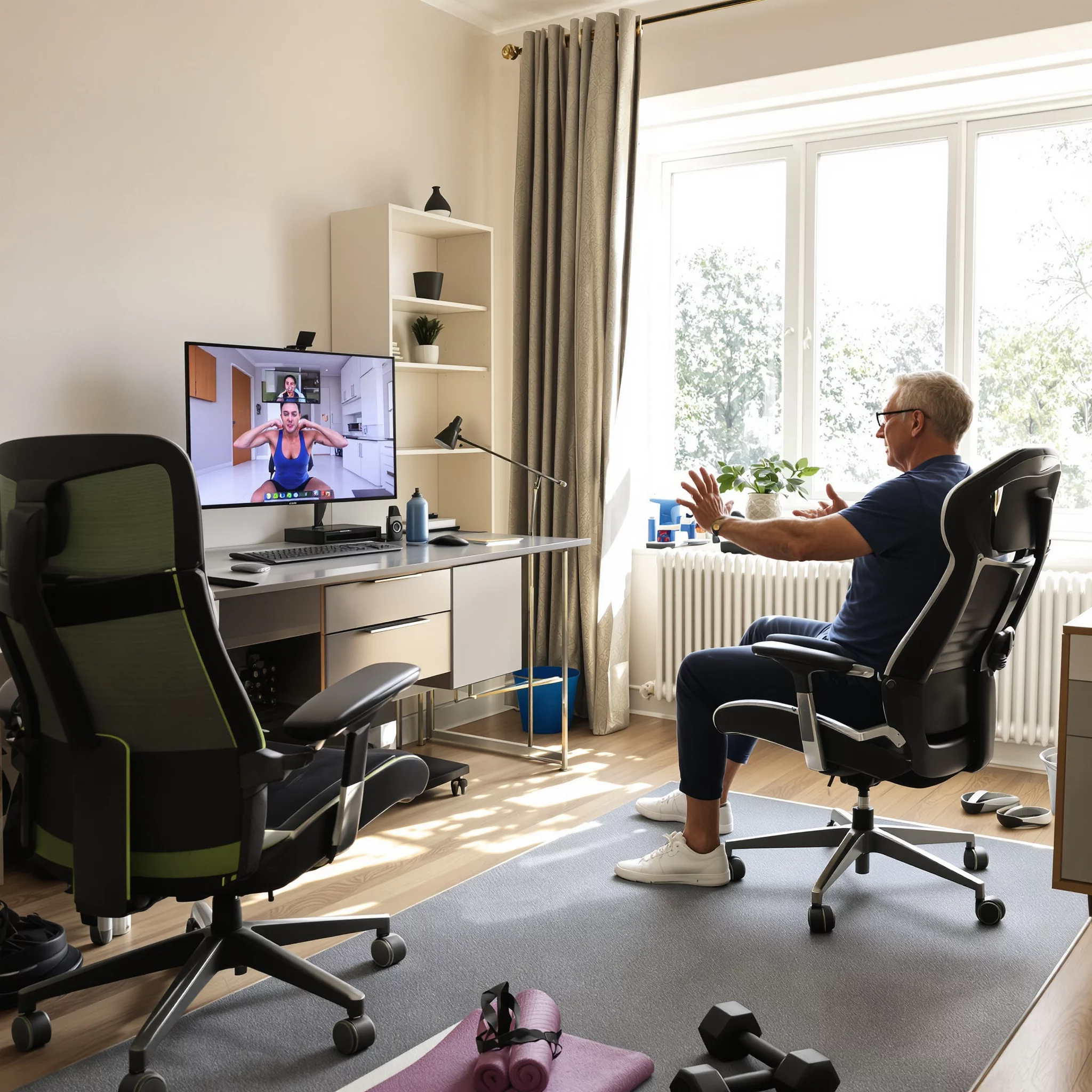 Virtuelle Fitnessstudios für die Generation 50 plus: Sport im digitalen Raum