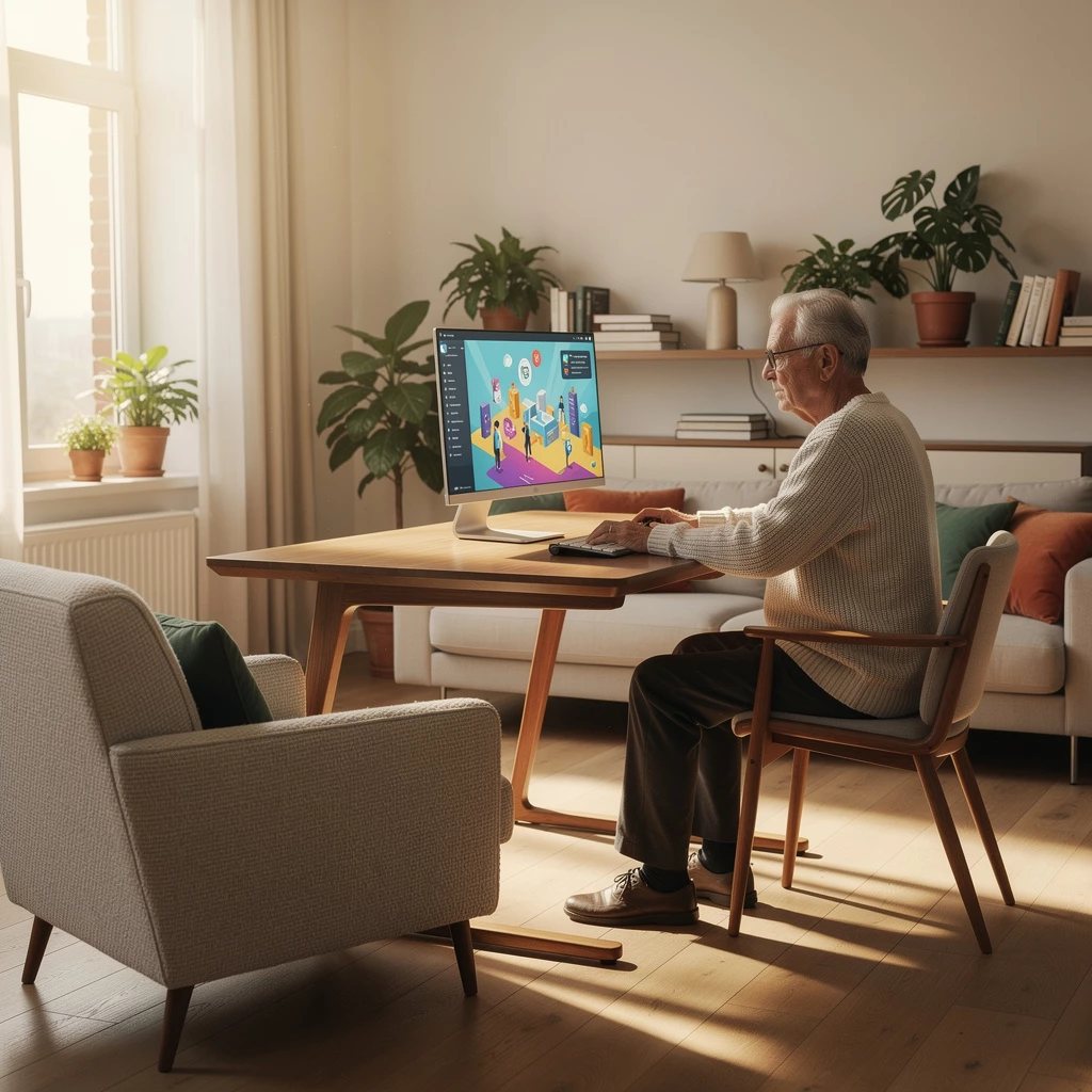 Einfache Übung soll Demenzrisiko senken: Wie kann ein Computertraining vor Demenz schützen?