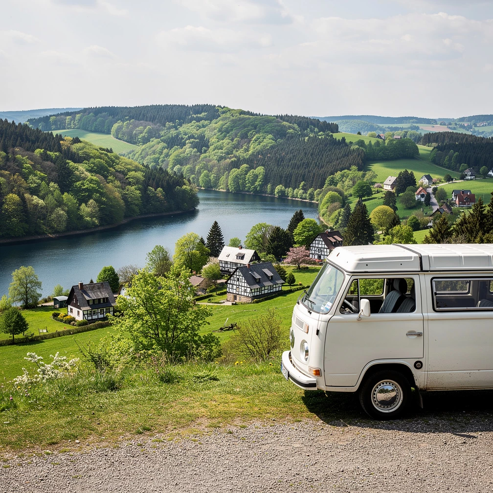 Mit dem Wohnmobil durch das Bergische Land – Freiheit auf vier Rädern zwischen Talsperren, Fachwerk und endlosen Wäldern