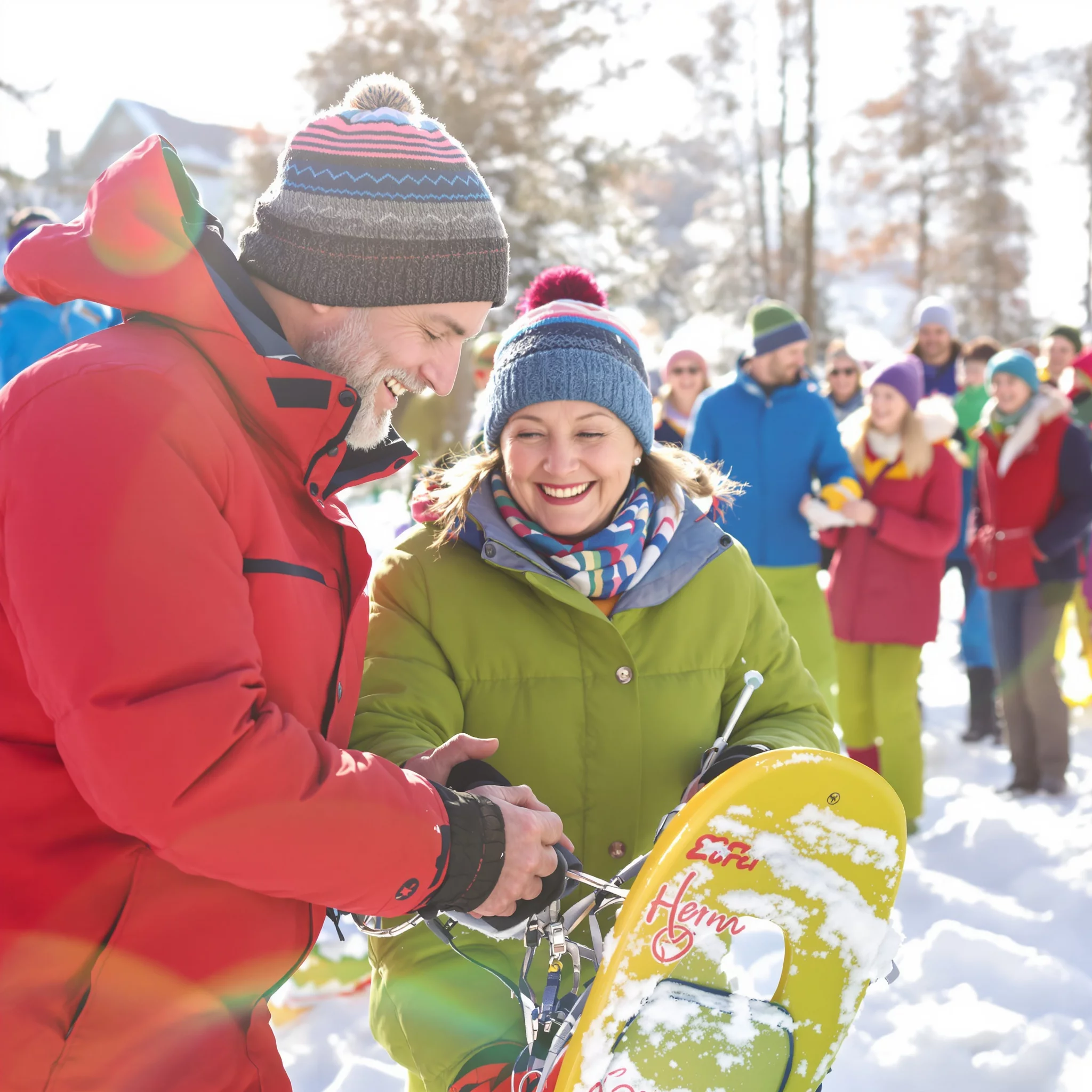 Schneeschuhwandern: Der Winterspaß für Menschen über 50