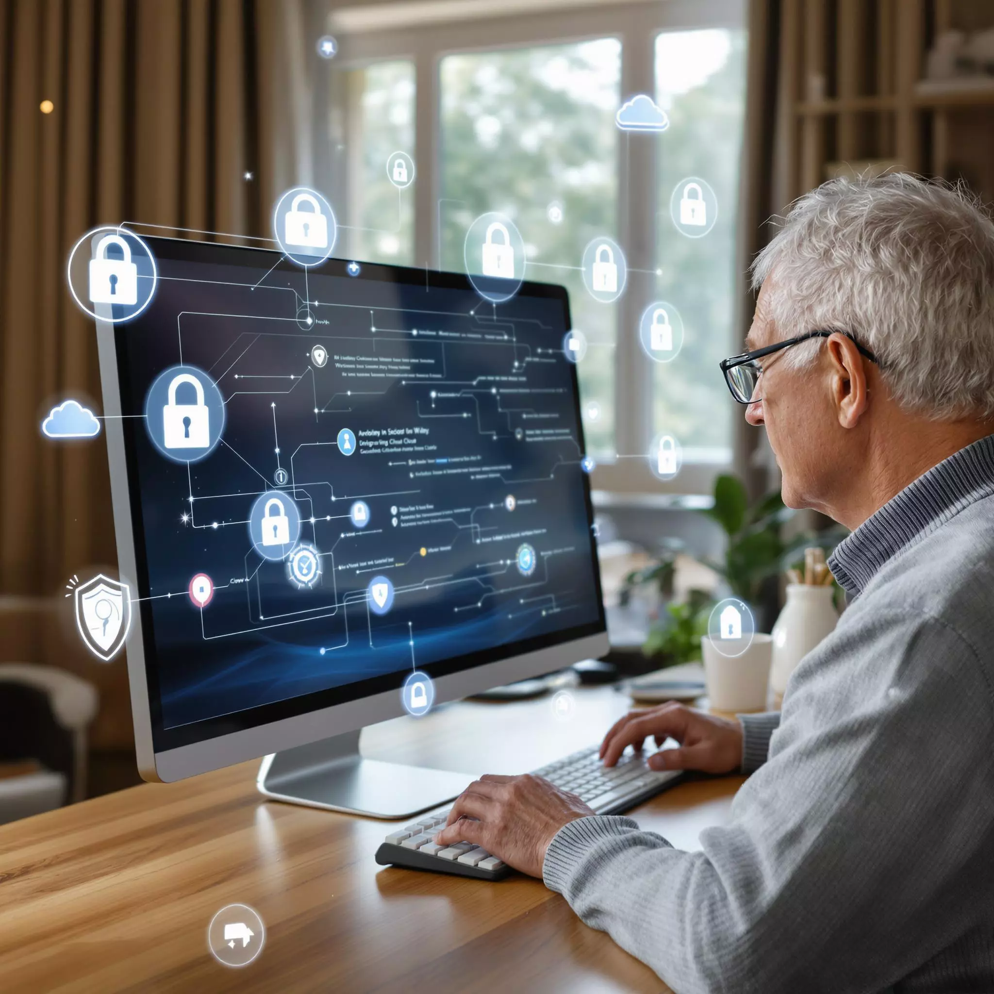 Sicher im Netz: Datenschutz und Online-Sicherheit ab 50