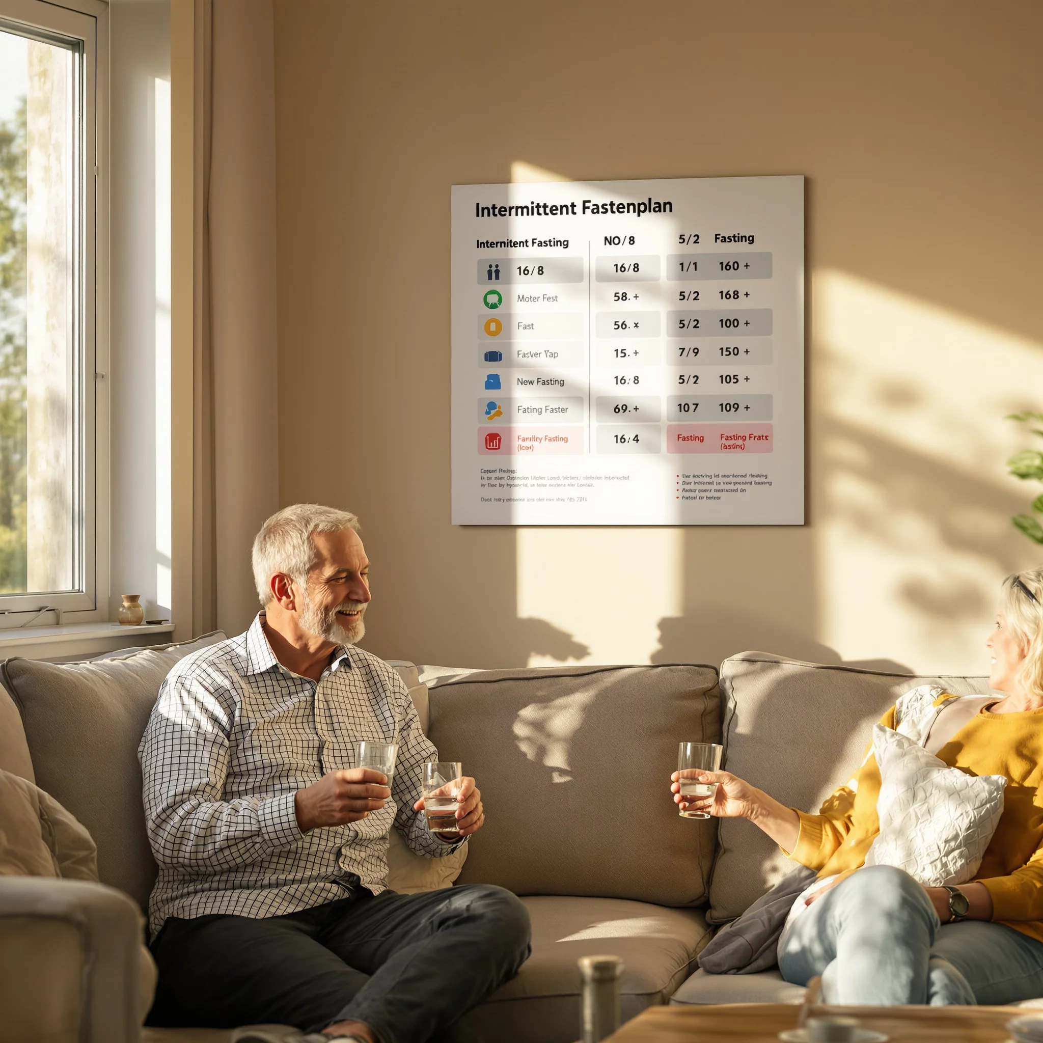 Gesundheitsvorteile von Intervallfasten für die Generation 50plus