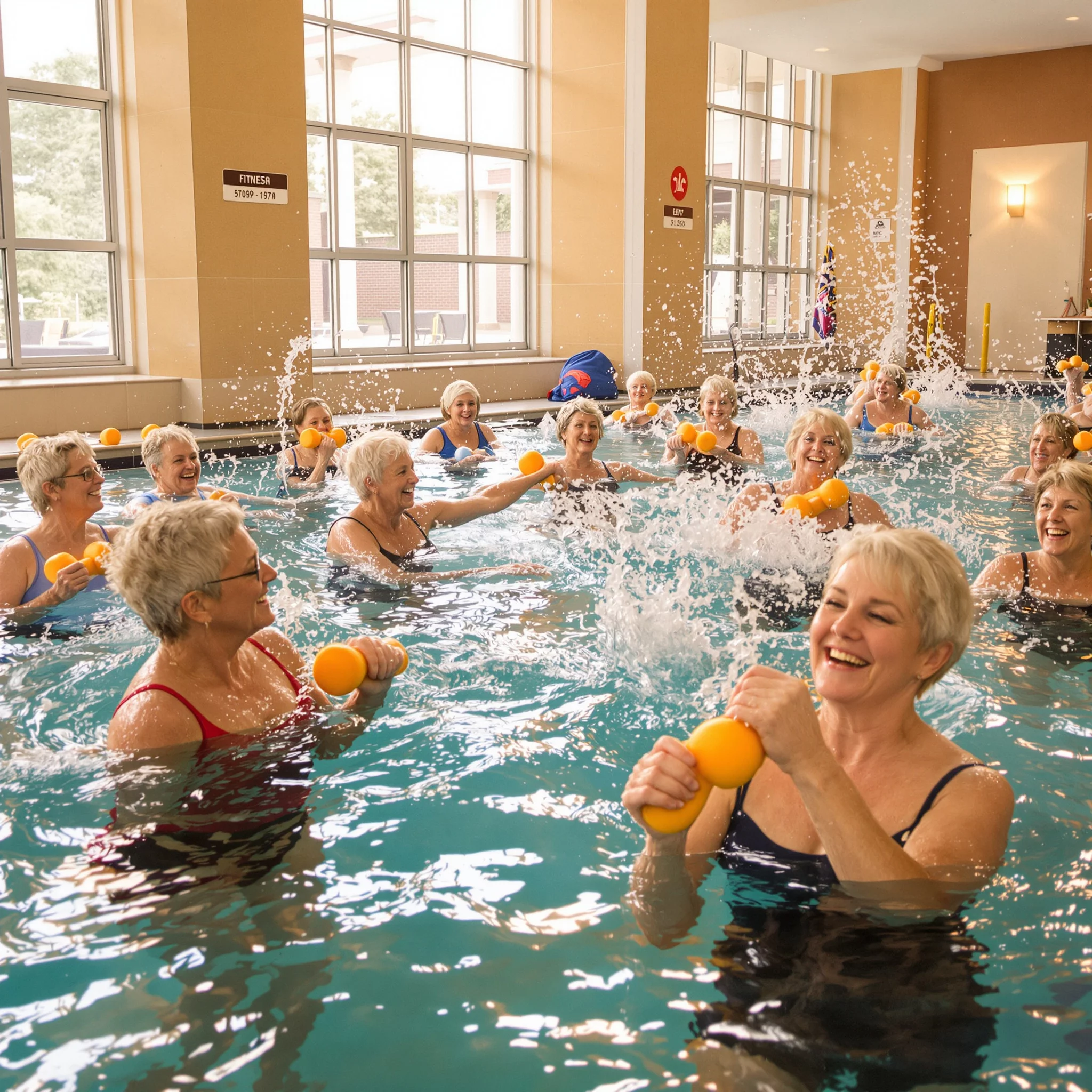 Krafttraining im Wasser für Best Ager: Sanft, effektiv und mit Spaßfaktor
