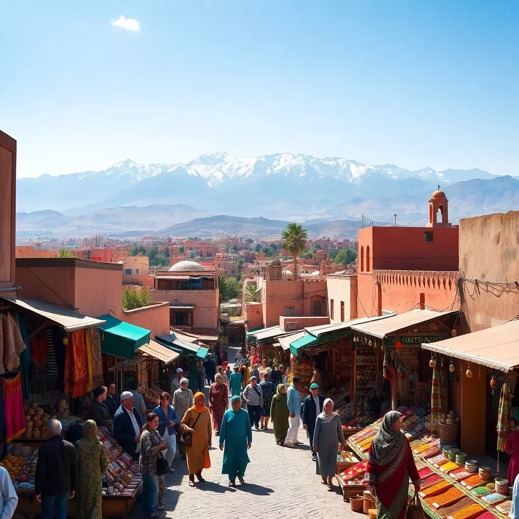 Marrakesch und das Atlasgebirge