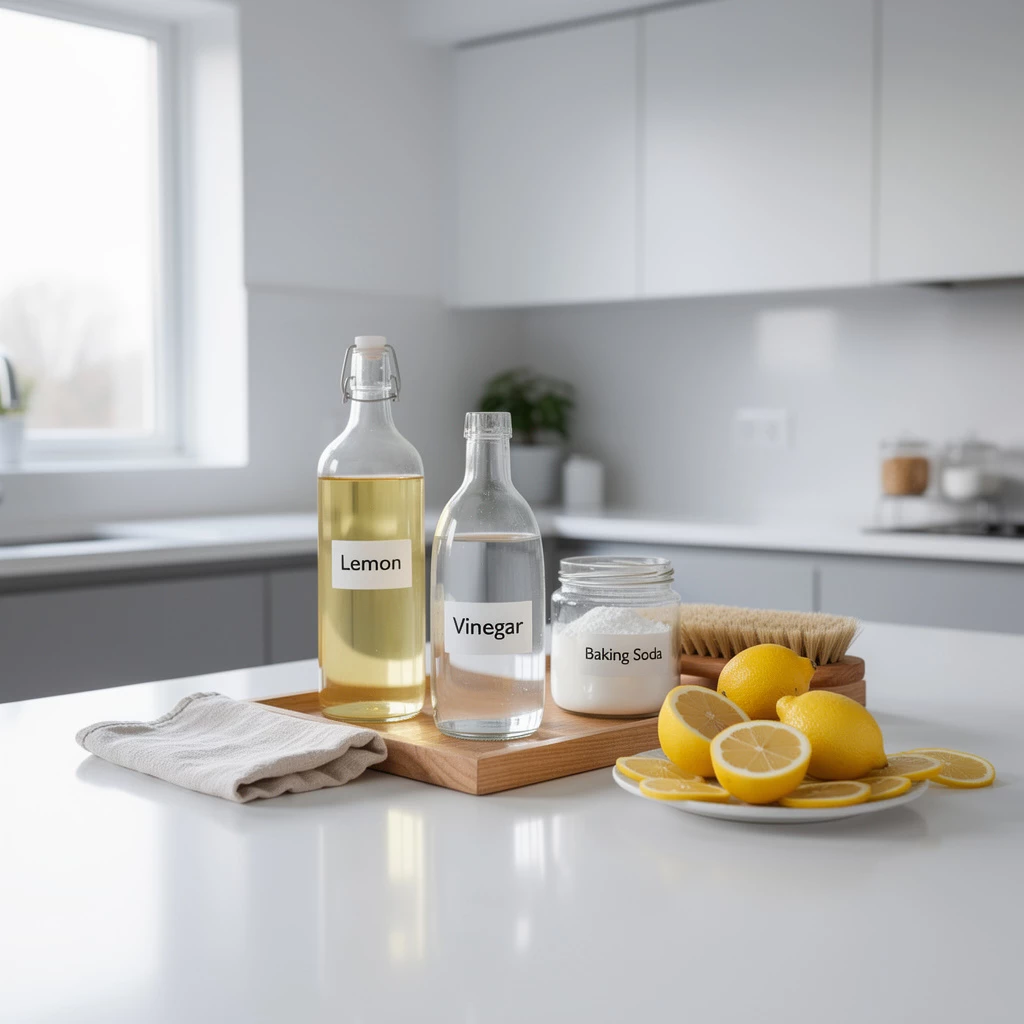DIY-Putzmittel: 3 Rezepte mit Essig, Soda und Zitrone