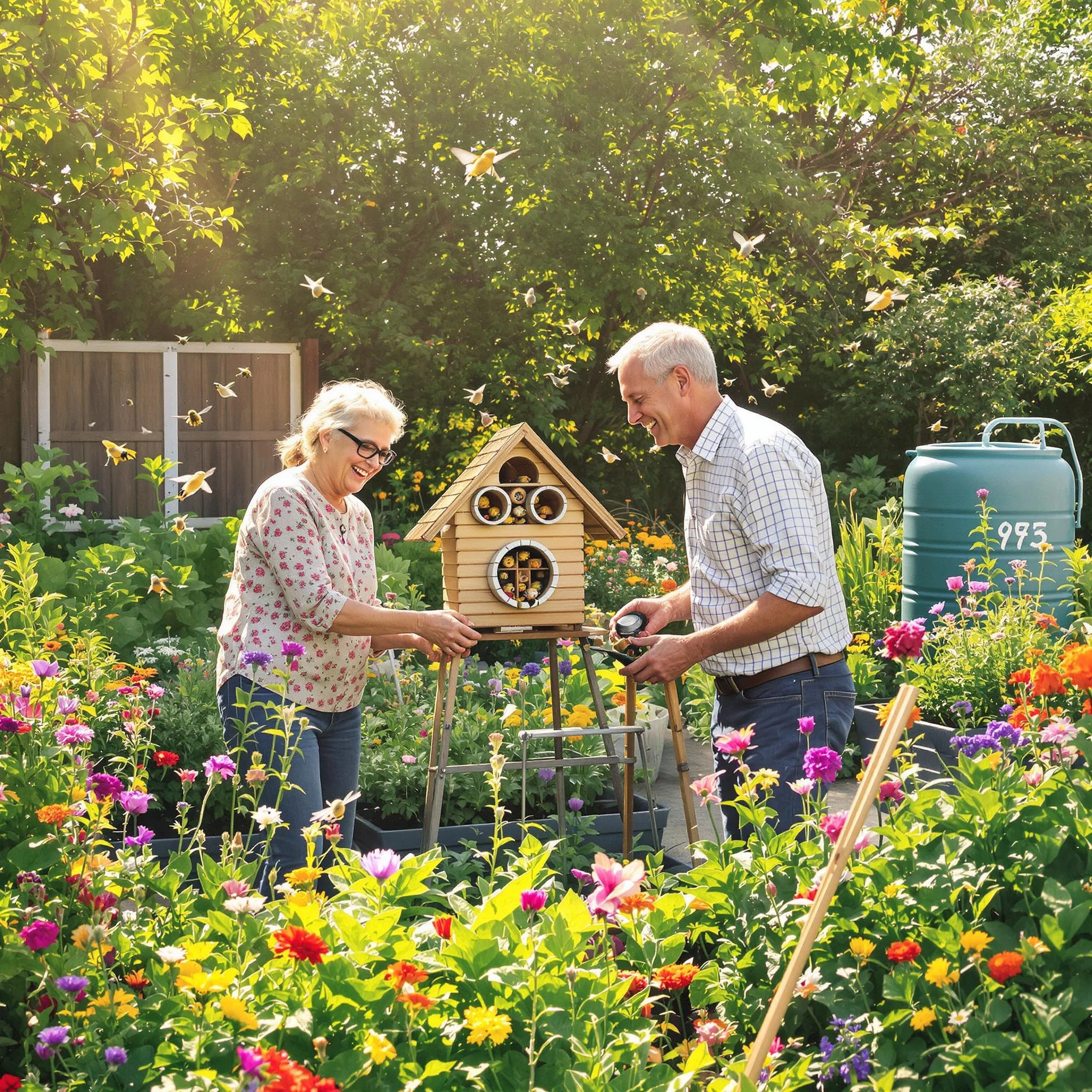 Mit der Natur im Einklang: Nachhaltige Gartenpflege für Best Ager