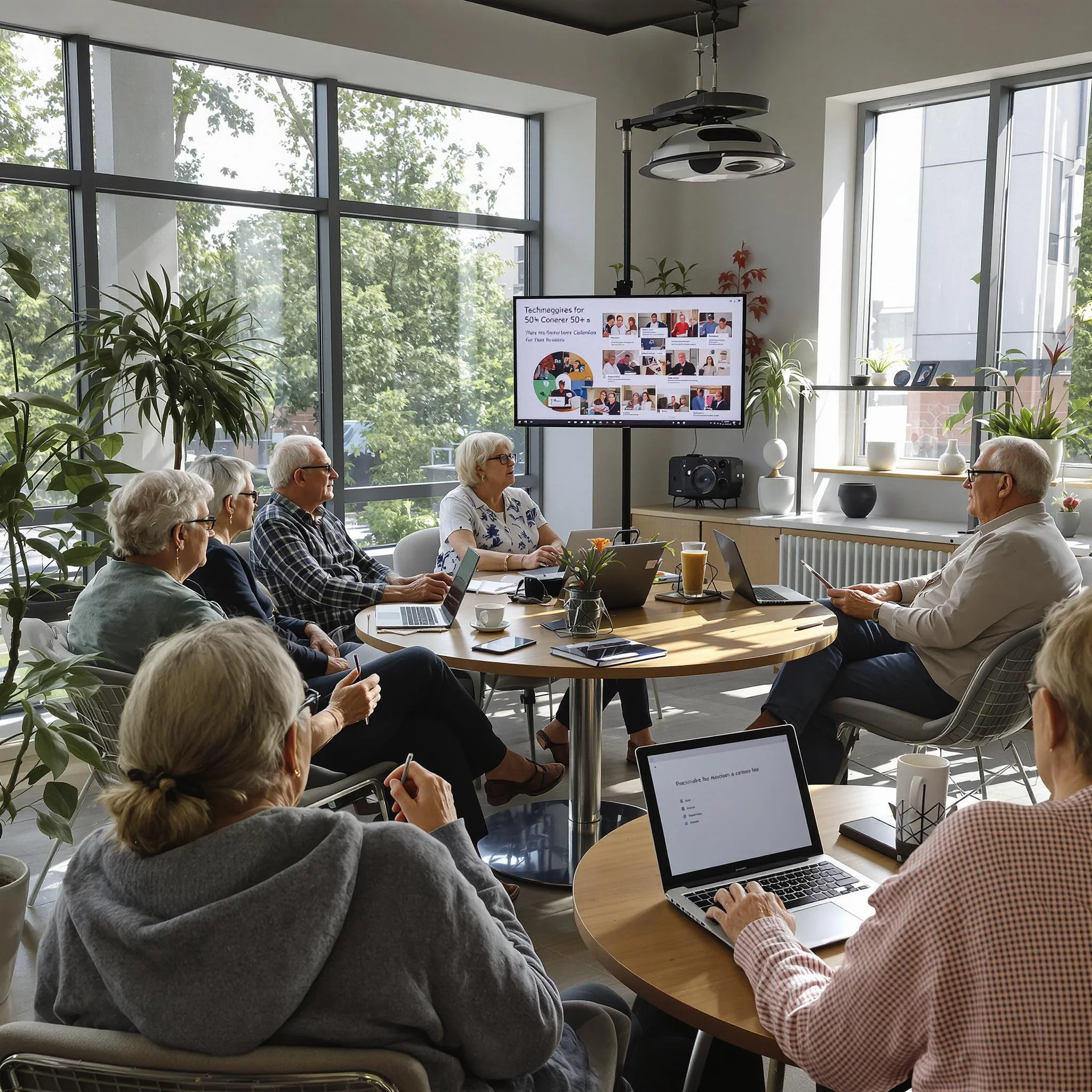Online-Training und Workshops zu neuer Technologie für Menschen über 50