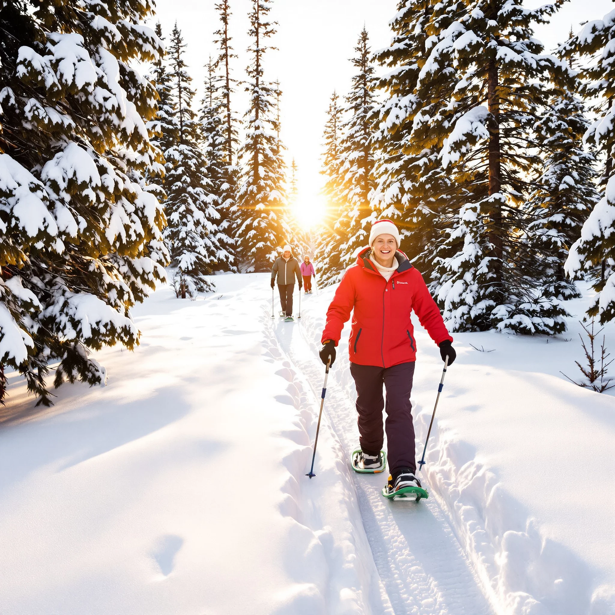 Schneeschuhwandern: Der Winterspaß für Menschen über 50