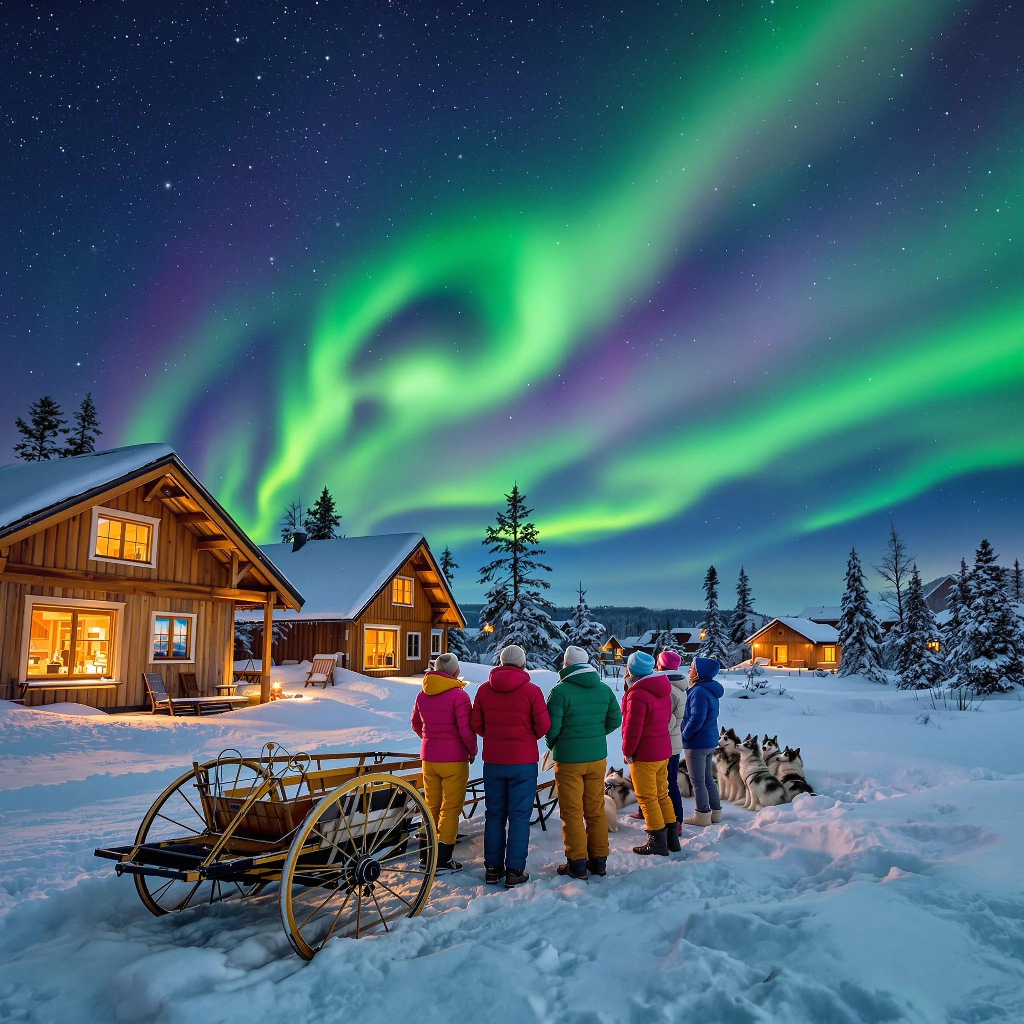 Abenteuer Nordlichter: Skandinavien im Winter erleben