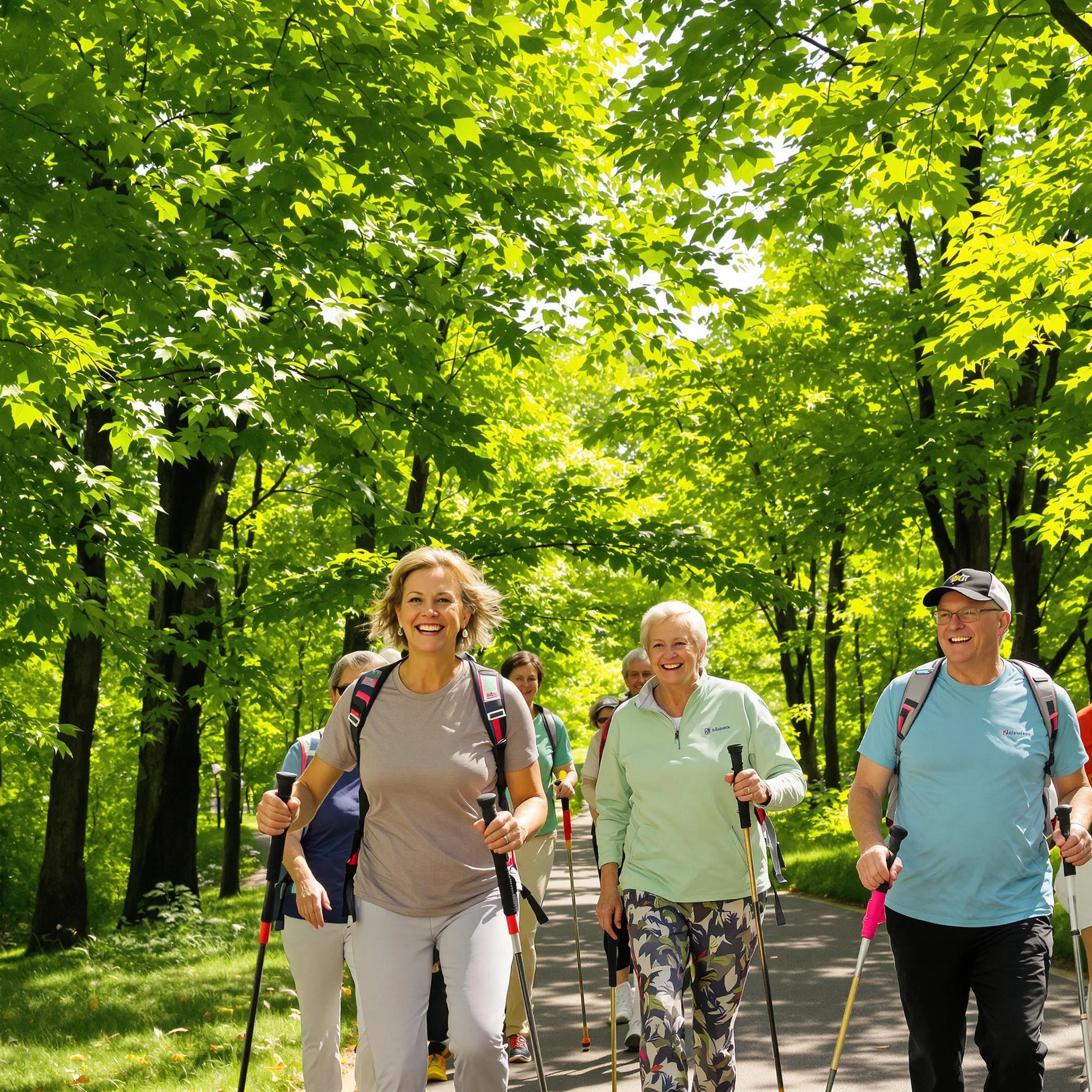 Gesund leben mit Nordic Walking: Die Vorteile für Menschen über 50