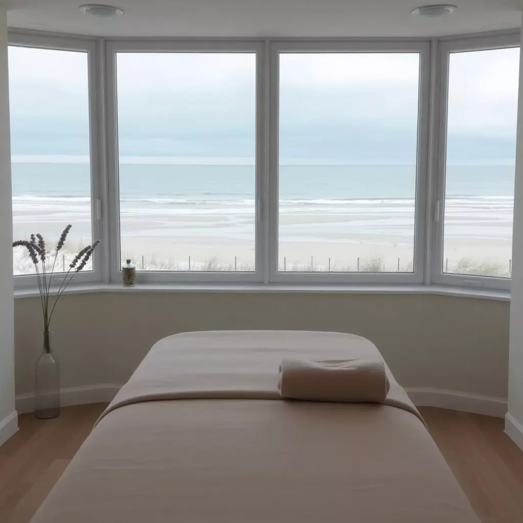 Wellnesszimmer mit Nordseeblick