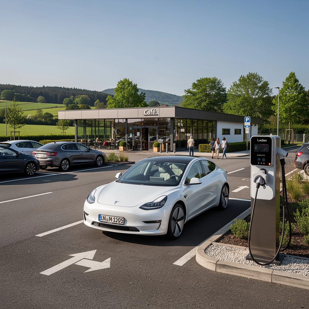 Von Düsseldorf nach München – E-Ladesäulen an der Autobahn: So entspannst du auf der Route A3/A9