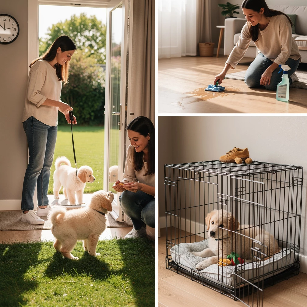 Der Hund pinkelt ständig ins Haus. Wie bekomme ich einen Welpen stubenrein?