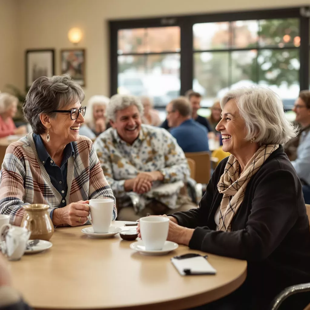 Wie und wo treffen sich Menschen 50 plus