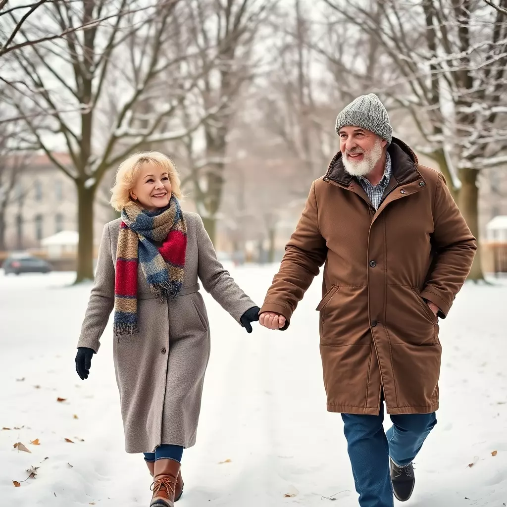 Winterlicher Spaziergang der Freude