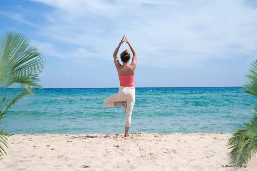 Yoga am Strand