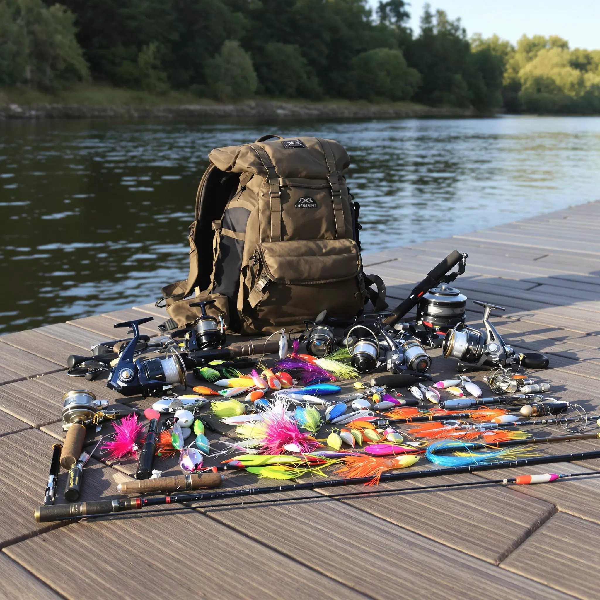 Praktische Angel-Taschen und Rucksäcke für den Angelausflug