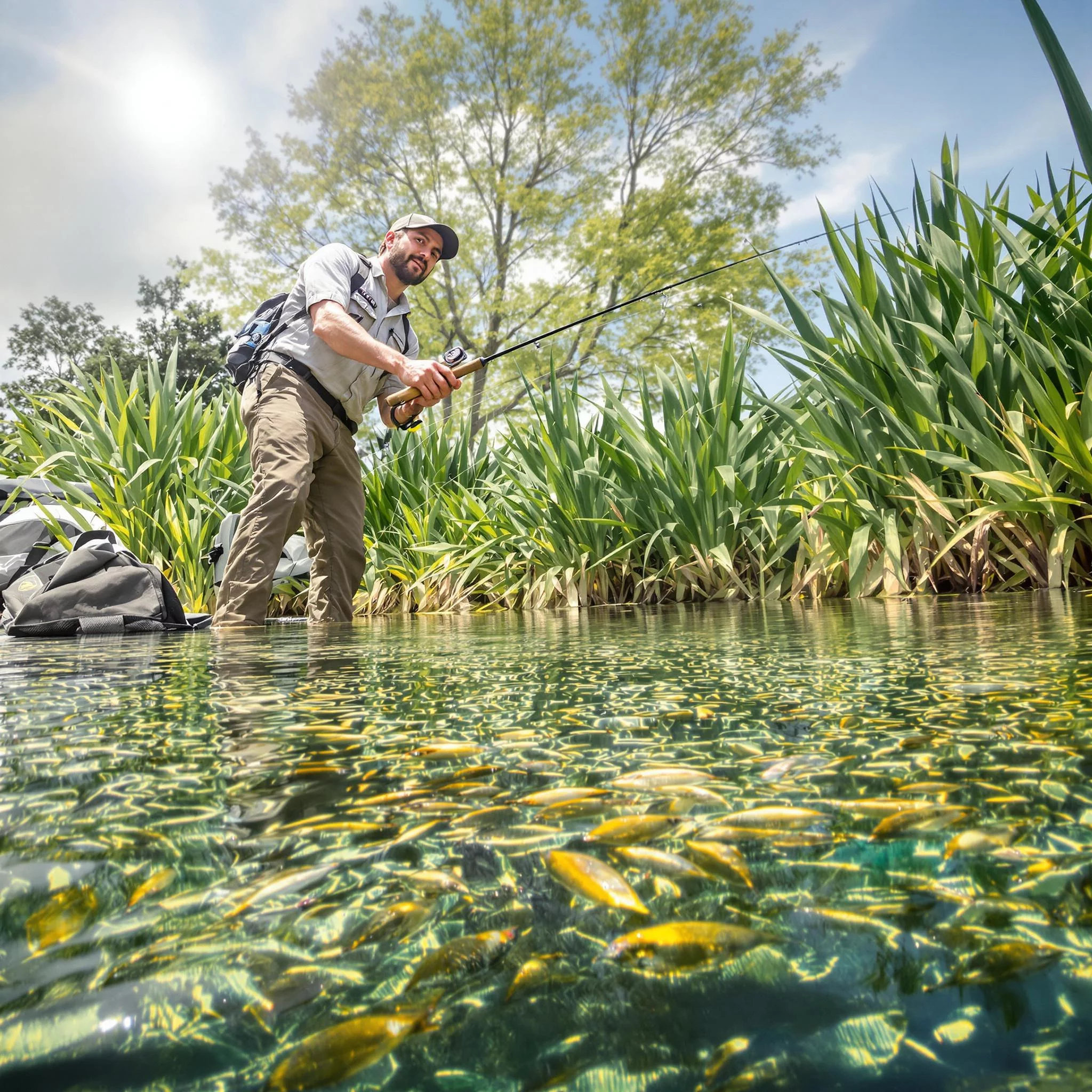 Wie Du als Angler die Fische im Angelteich findest und fängst – Alles rund um angeln, Angelmethoden & Angelausrüstung