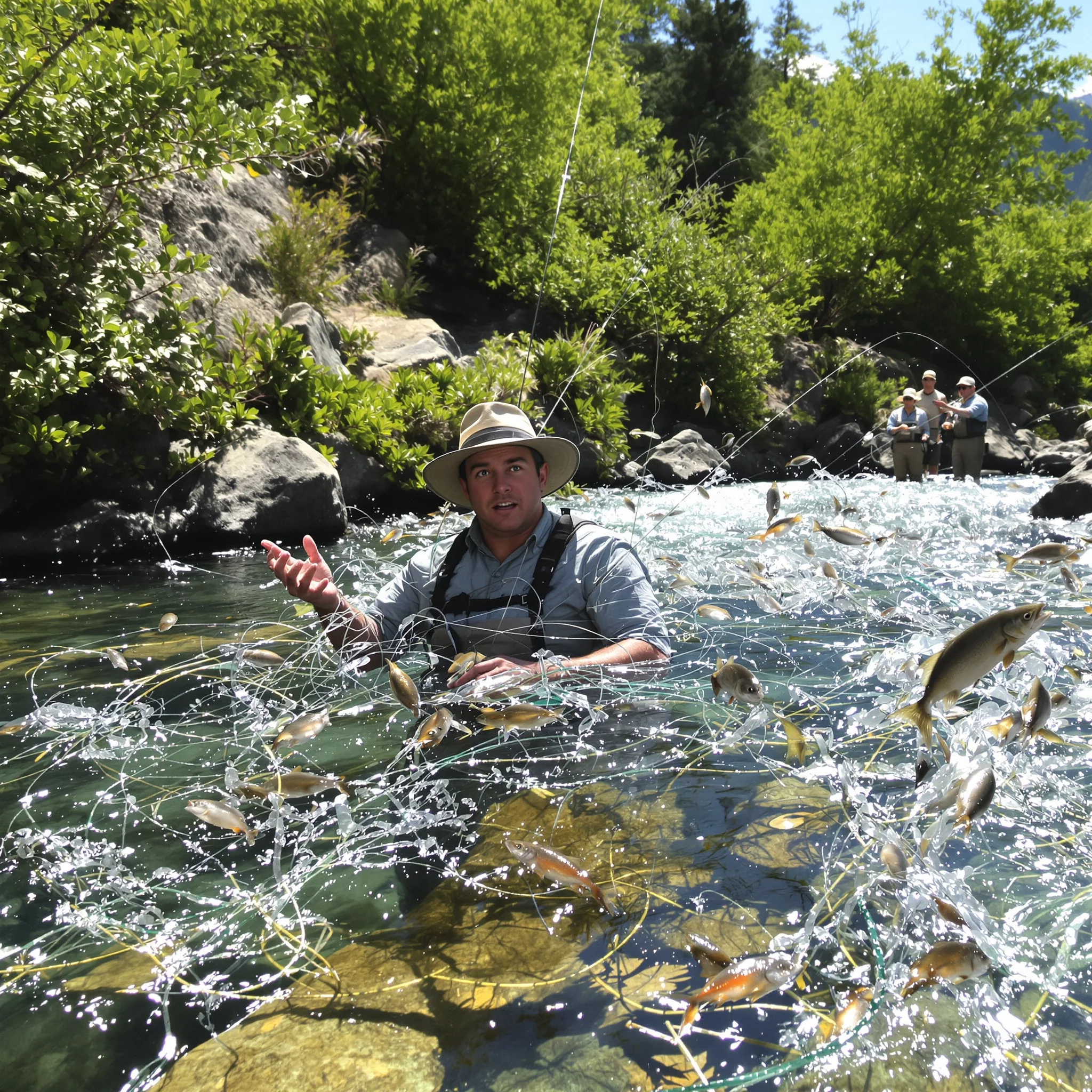 Zwei Tage am Wildbach – Alles rund um angeln: Spontane Erlebnisse beim Forellenfischen