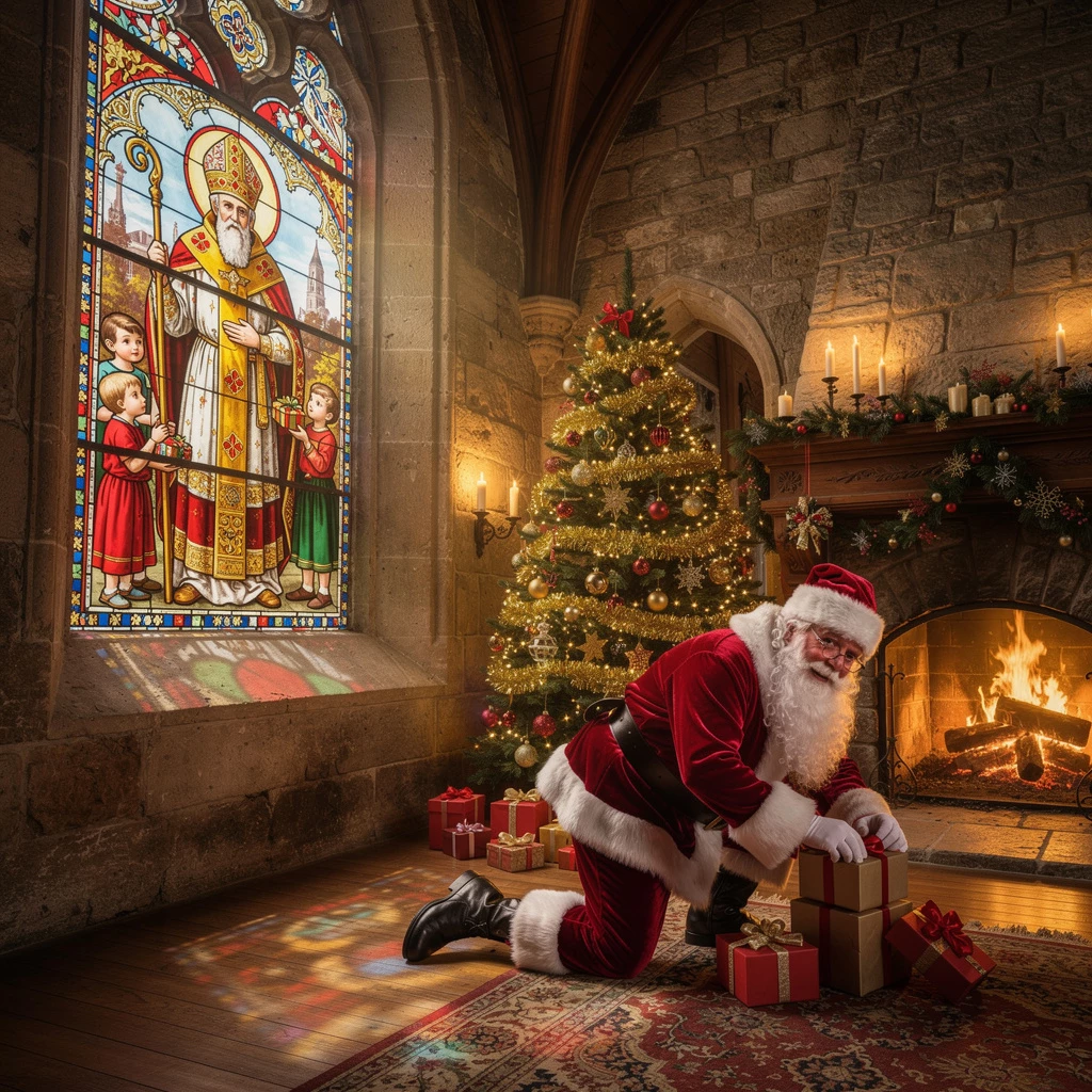 Wer ist eigentlich der Nikolaus und wer der Weihnachtsmann?
