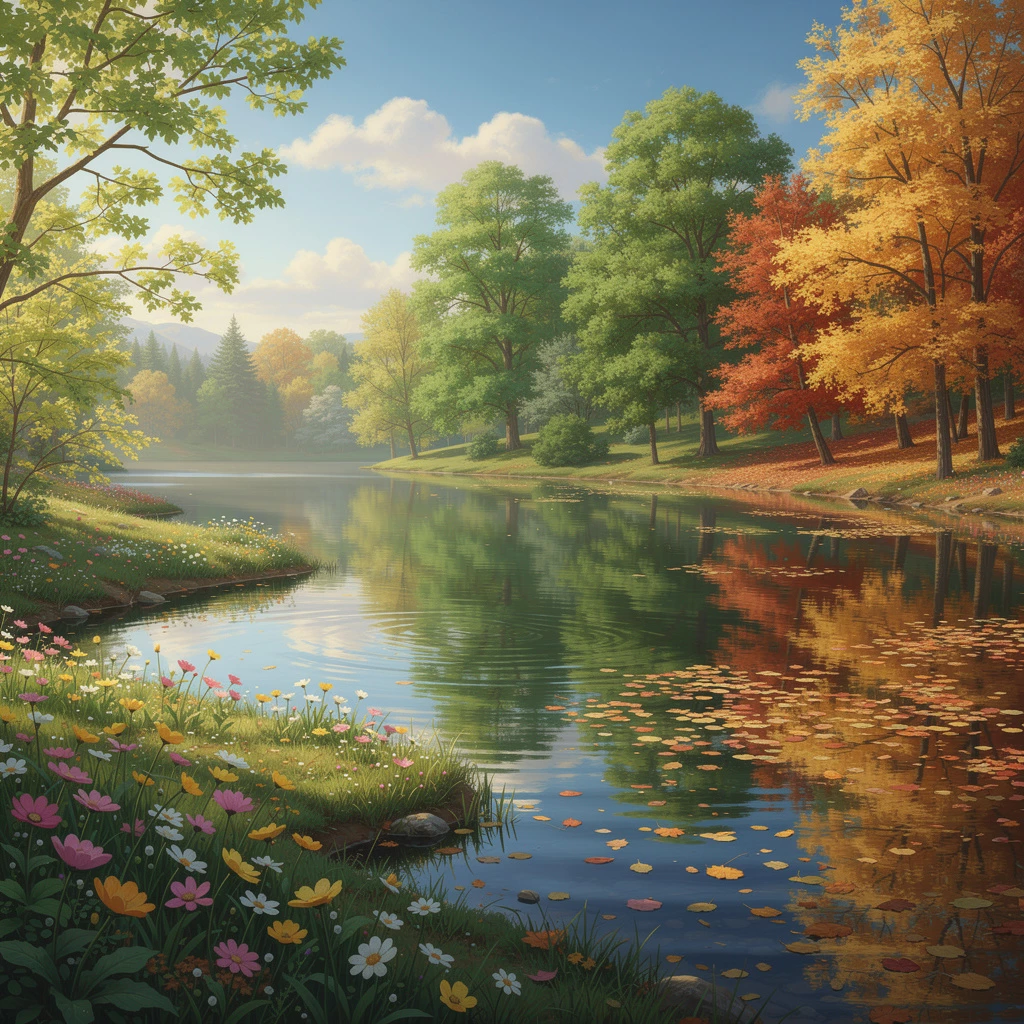 Ein Gewässer, drei Jahreszeiten: Veränderungen bewerten