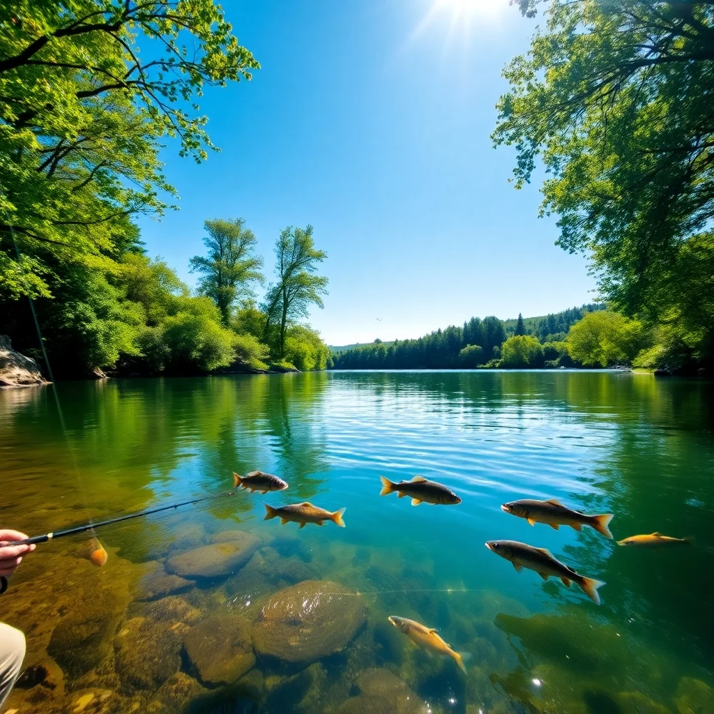 Fischvielfalt am Fluss in Bayern