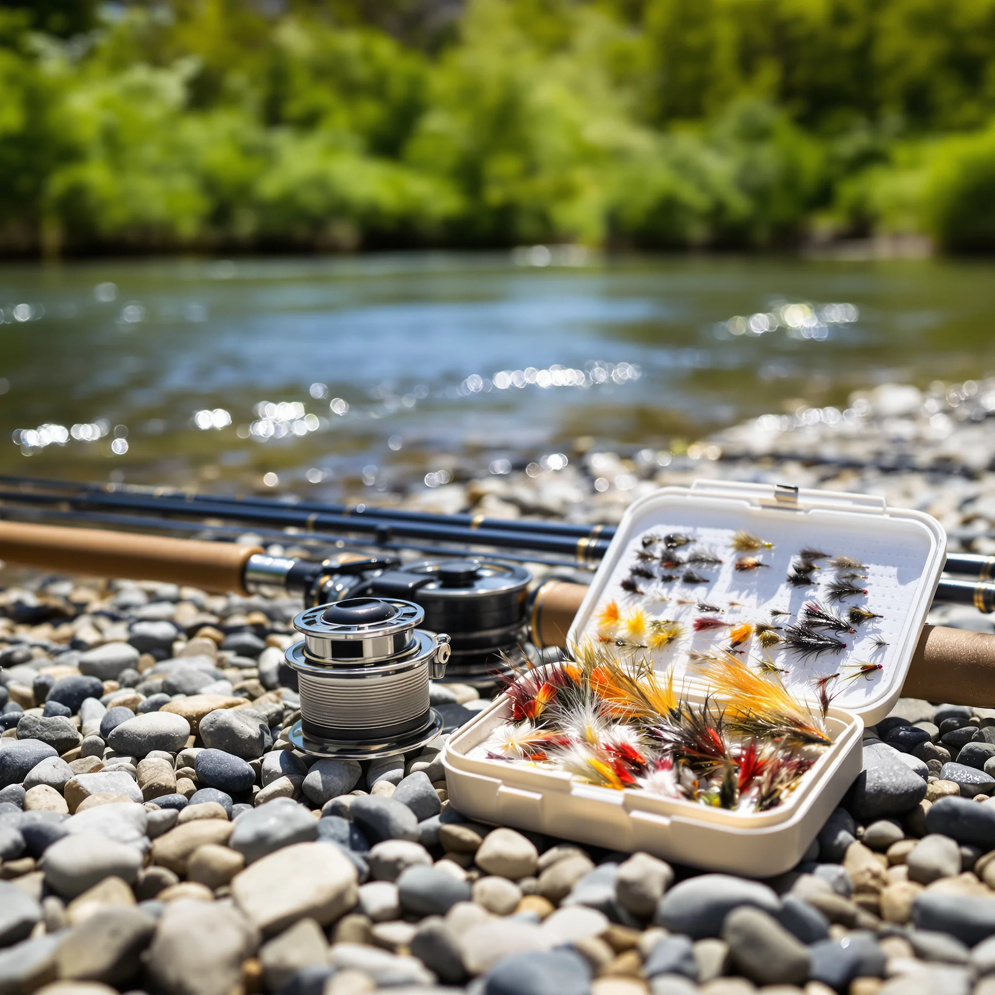Alles rund um angeln: Fliegenfischen im Bach &ndash; Trockenfliege vs. Nymphe