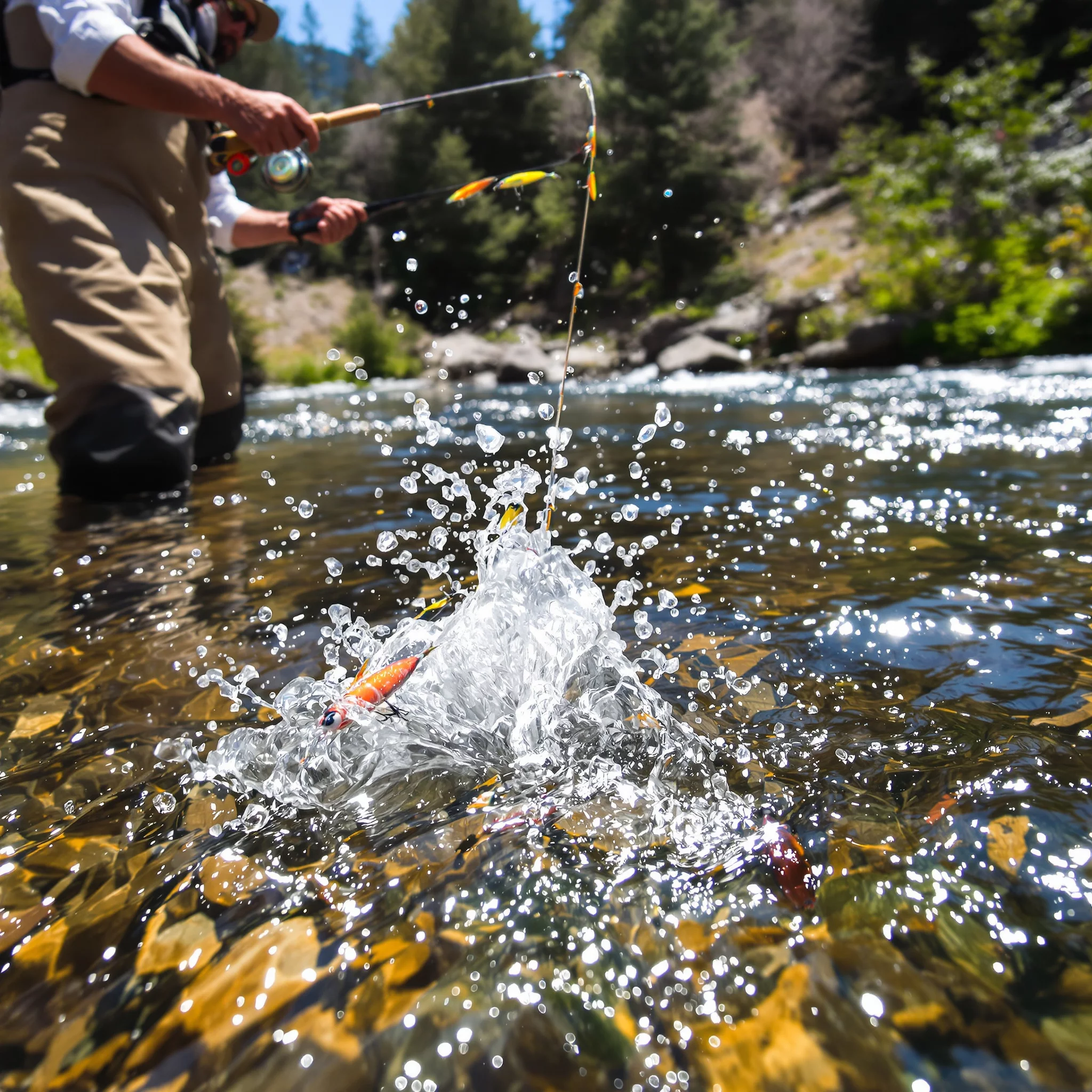 Zwei Tage am Wildbach – Alles rund um angeln: Spontane Erlebnisse beim Forellenfischen