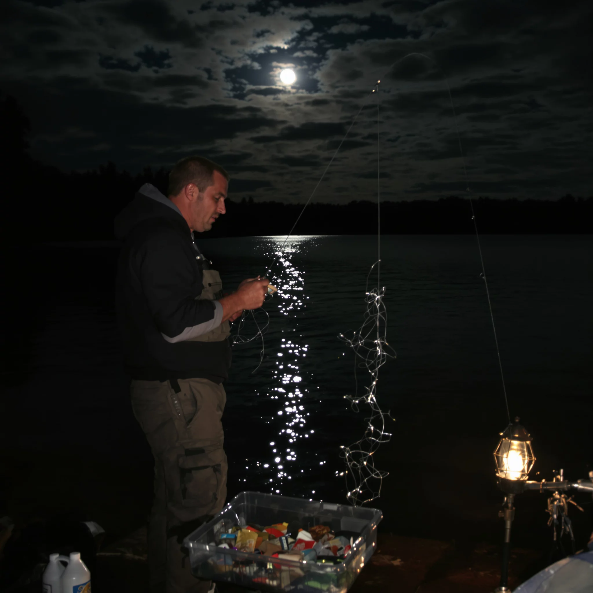Alles rund um angeln: Aalangeln in der Nacht – Köder, Gerät und Standorte