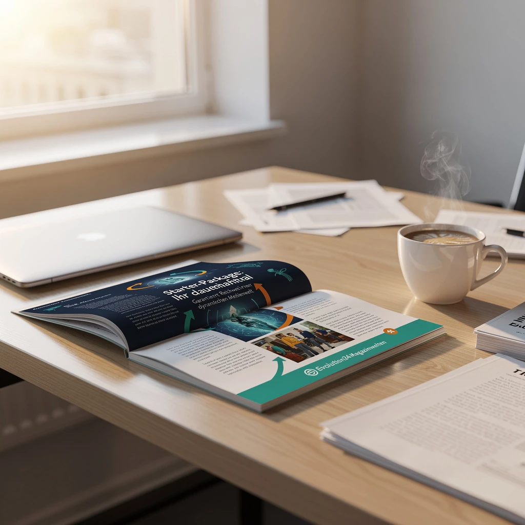 Das STARTERPAKET der Evolution24 Magazinwelten: Advertorial als dauerhaftes Asset mit garantierter Reichweite