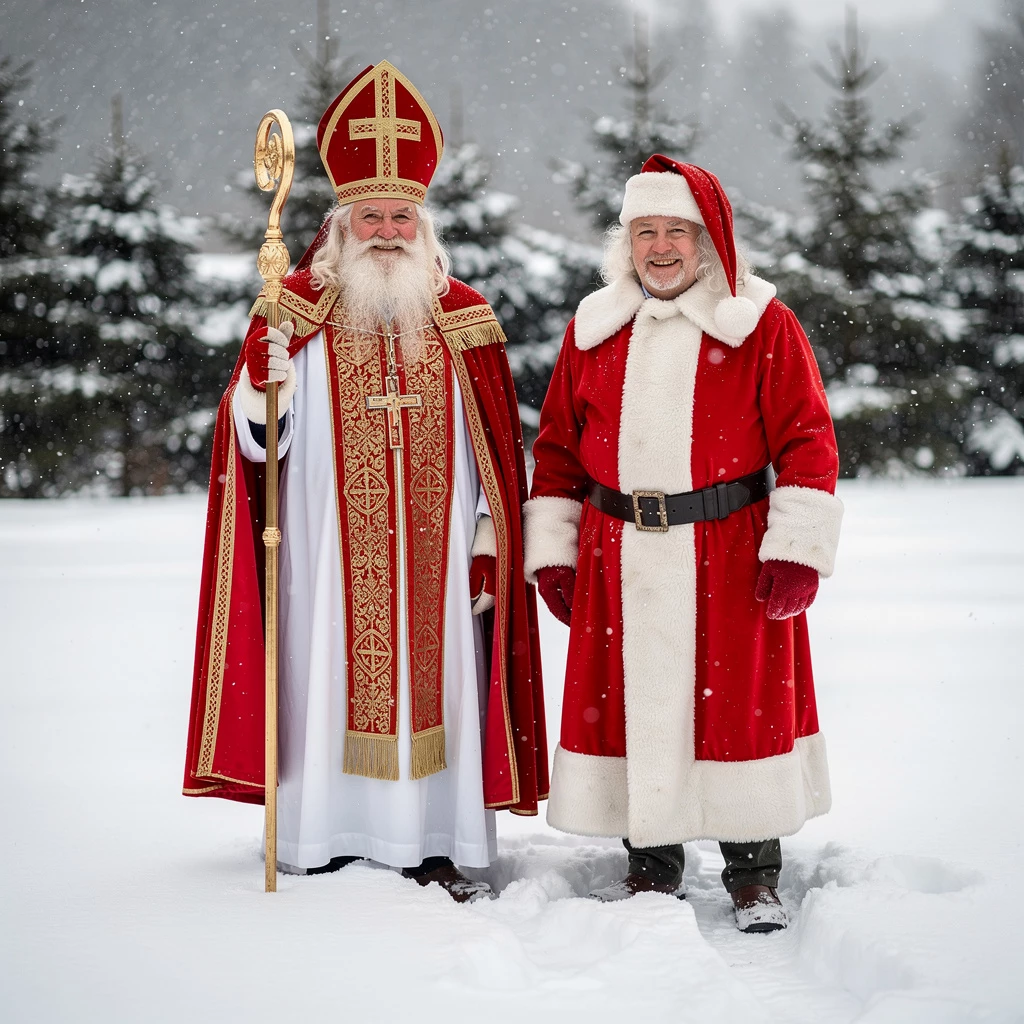 Wer ist eigentlich der Nikolaus und wer der Weihnachtsmann?