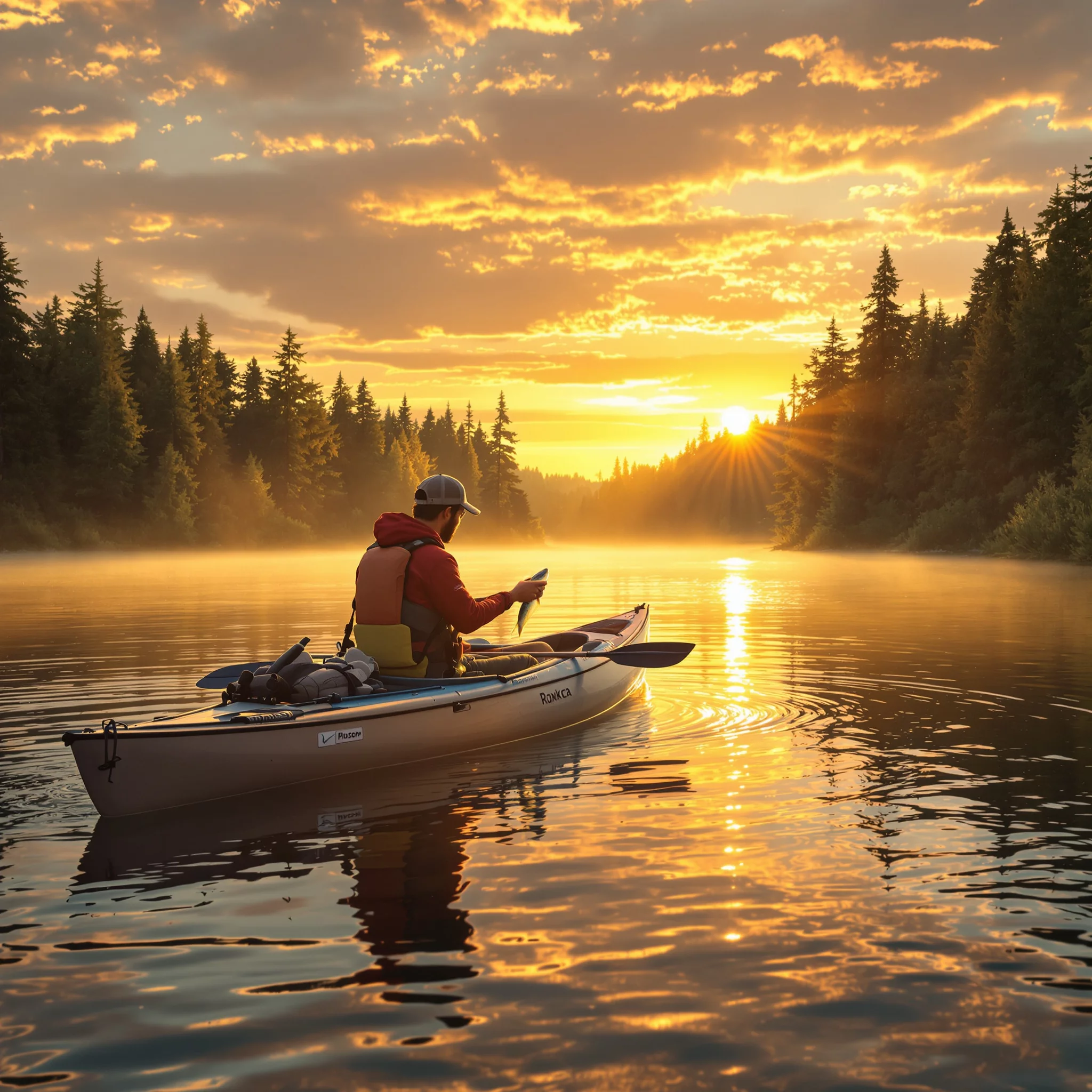 Mit dem Kajak auf Hecht: Abenteuer auf dem Waldsee &ndash; Alles rund um angeln, Angelausr&uuml;stung & Angelsport
