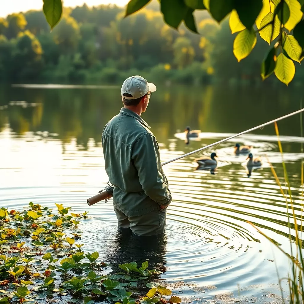 Klimaschutz am Wasser: Wie Angler einen Beitrag leisten können