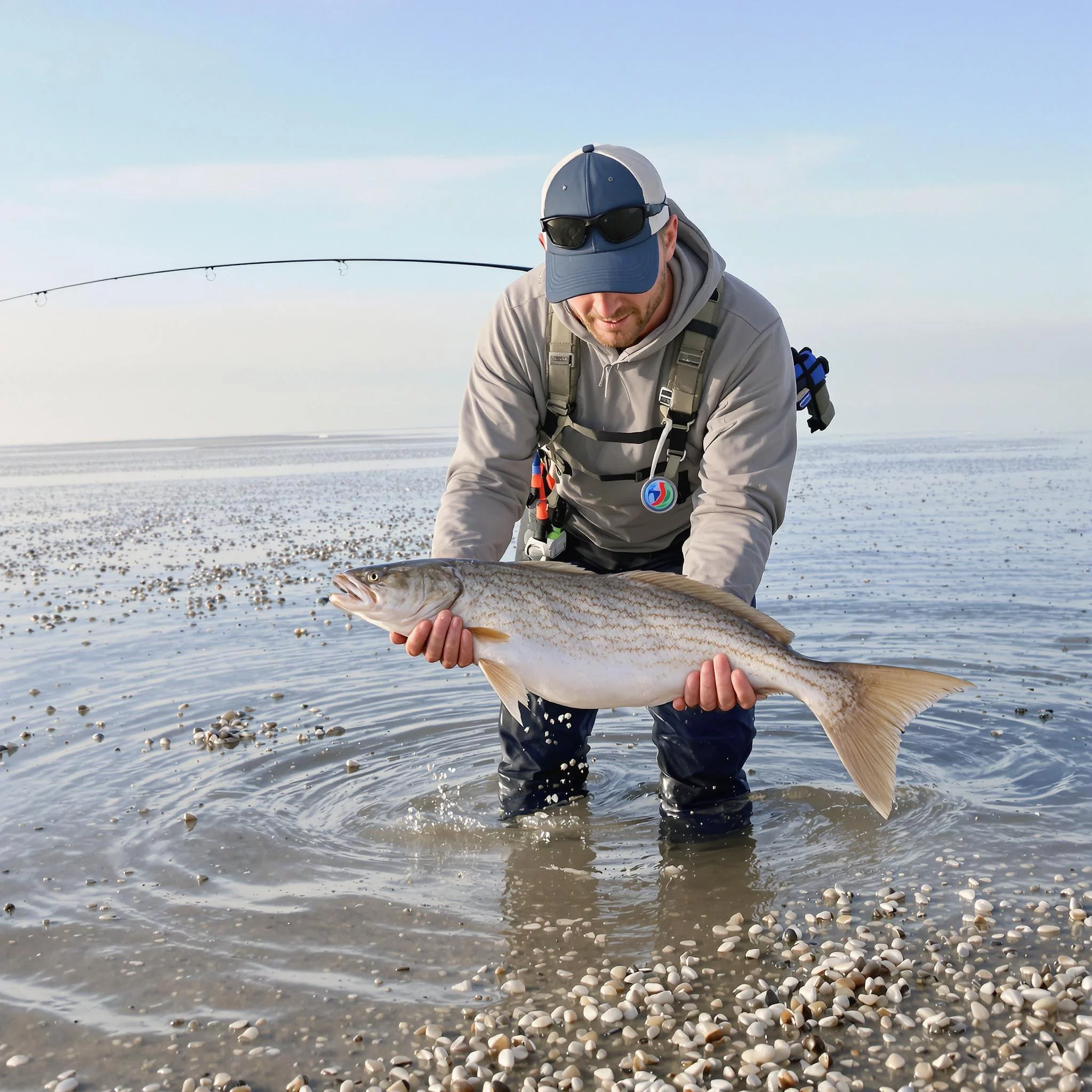 Alles rund um angeln: Fang des Jahres – Ein riesiger Dorsch im Wattenmeer