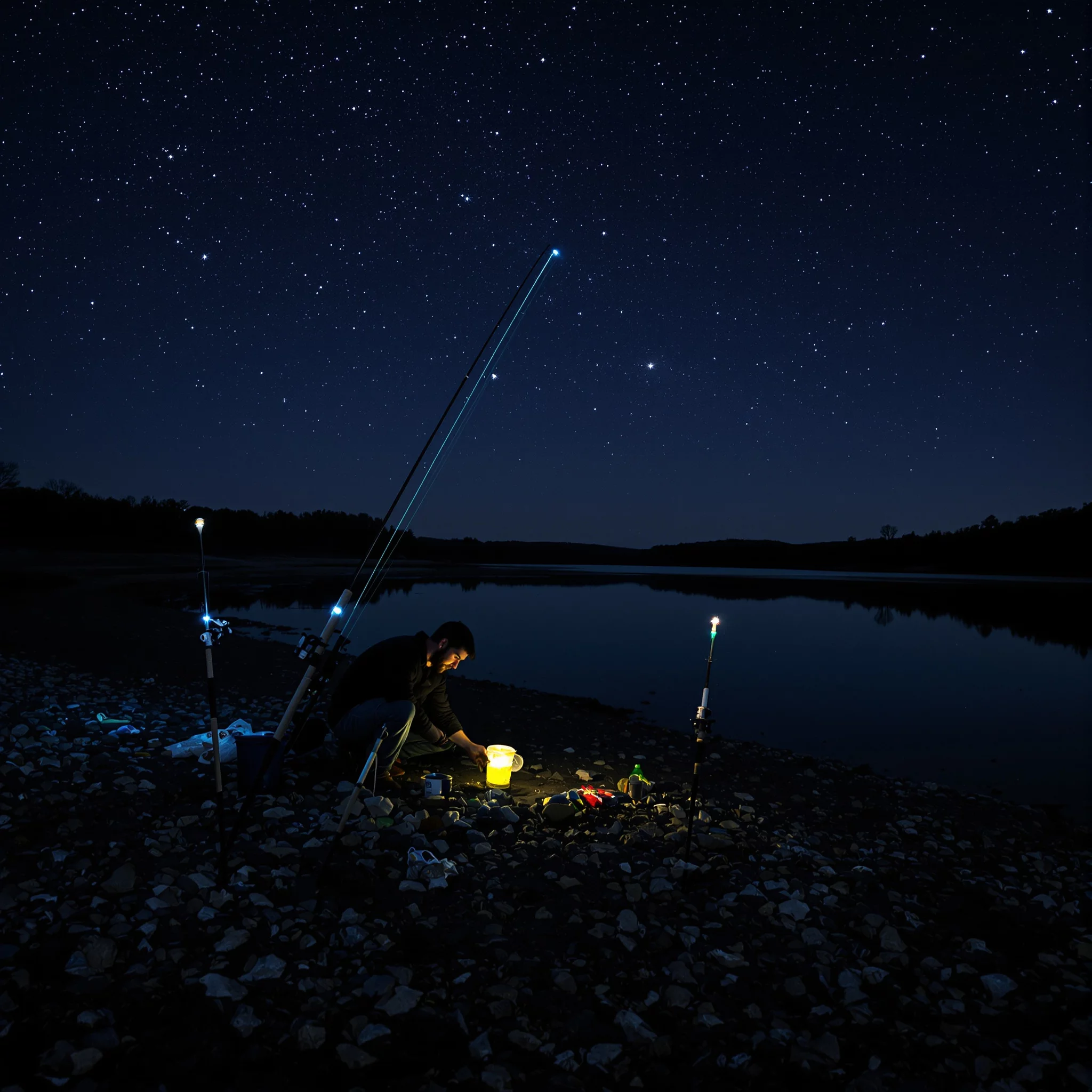 Alles rund um angeln: Aalangeln in der Nacht – Köder, Gerät und Standorte