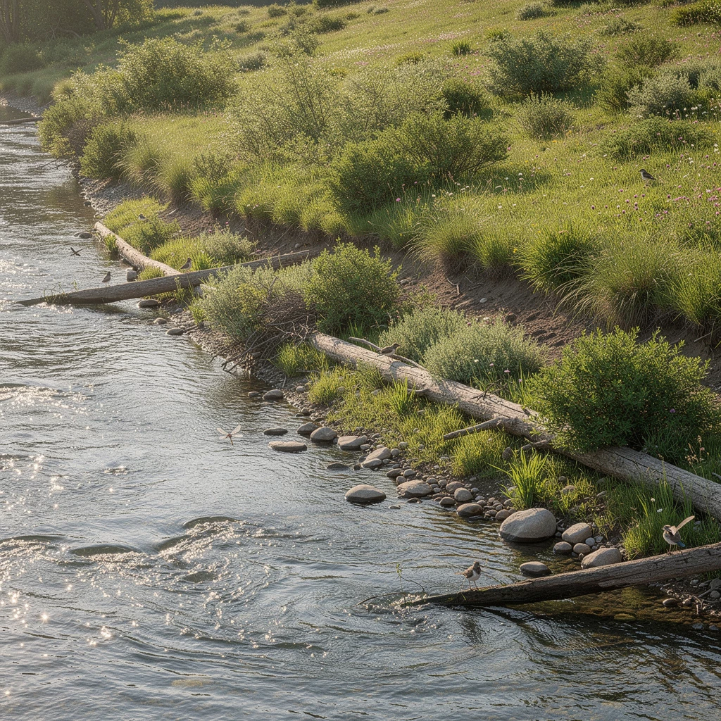Naturnahe Ufergestaltung: Kleine Veränderungen, große Wirkung