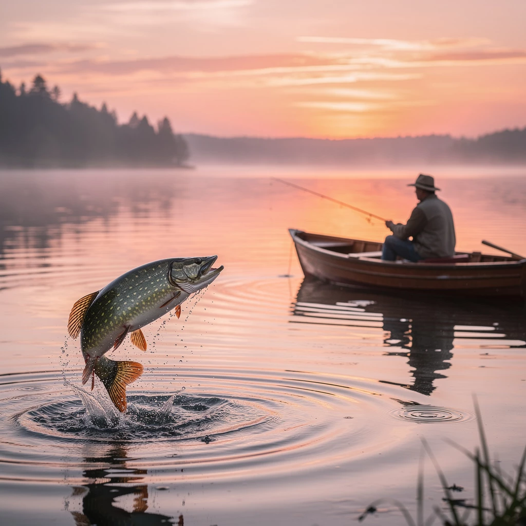 Rapfenangeln am offenen See: Vom Ufer zum Boot – Der erste Drill