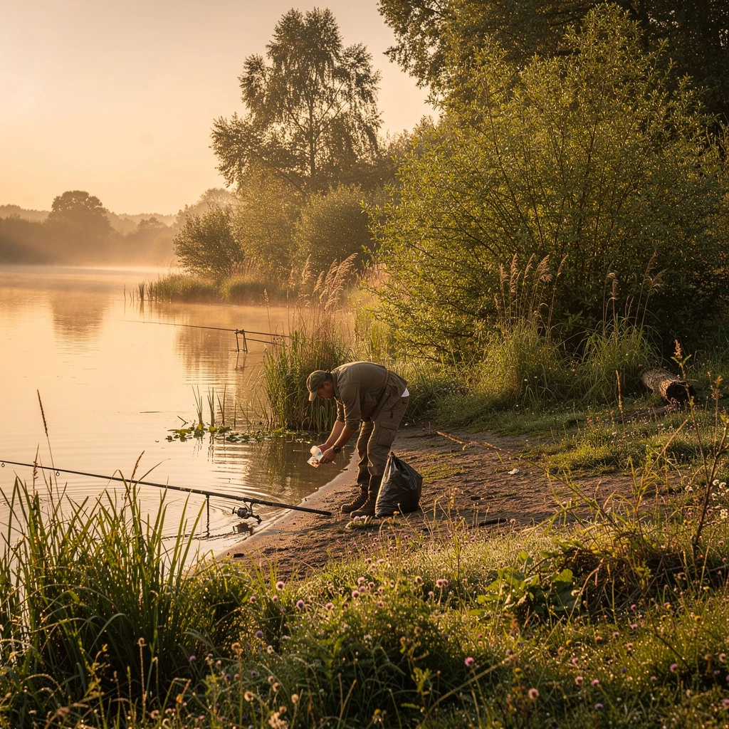 Nachhaltige Angelpl&auml;tze: Sch&auml;den am Ufer effektiv vermeiden